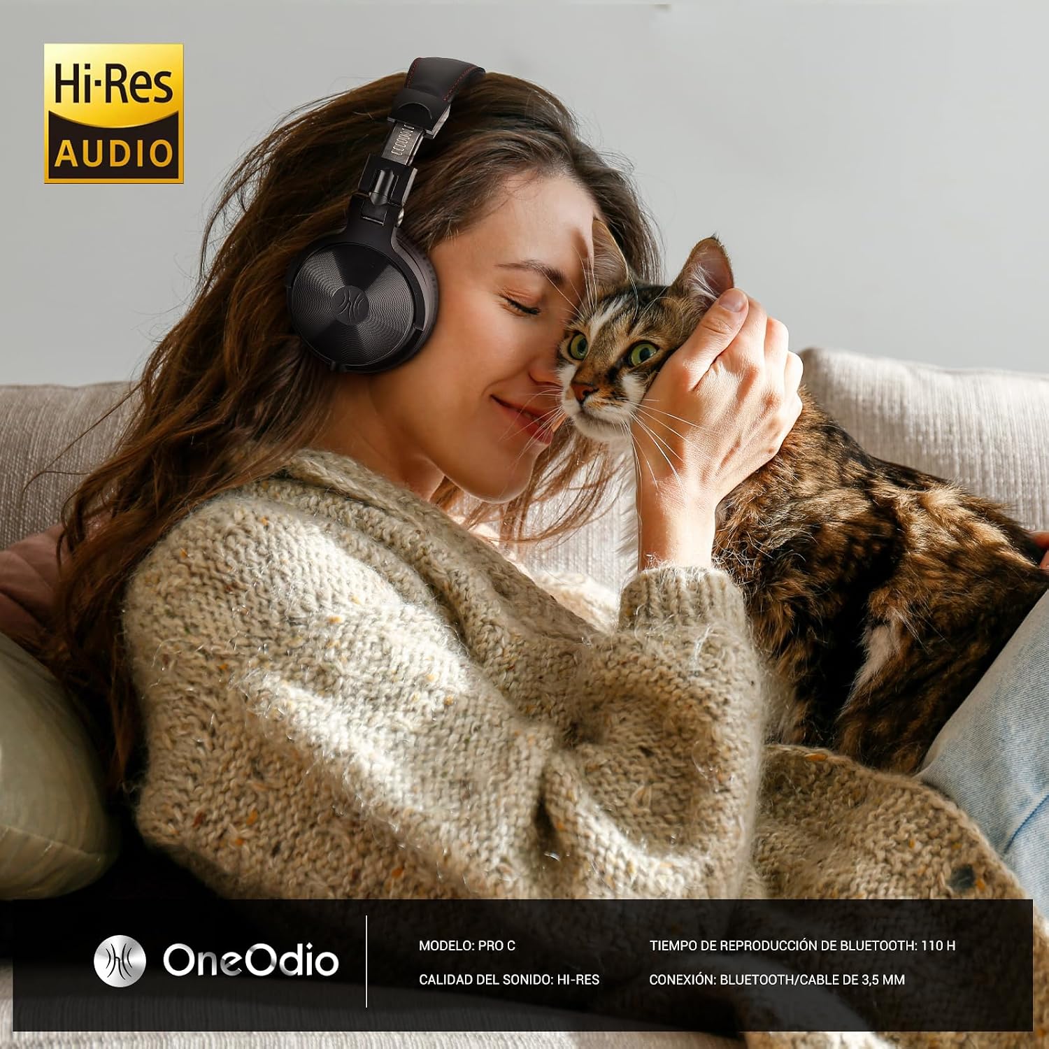 Thumbnail 1 de OneOdio Auriculares 50 mm 110H