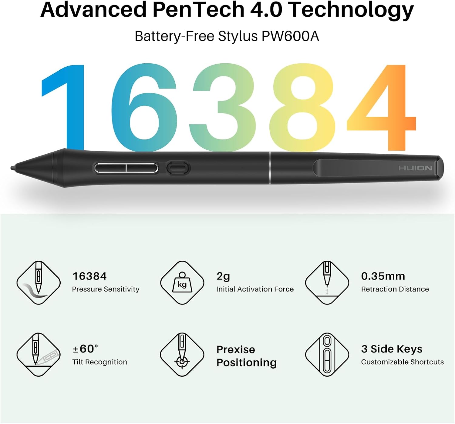 Detalle 2 de HUION Kamvas 13 (Gen 3) 13.3" Pen Display