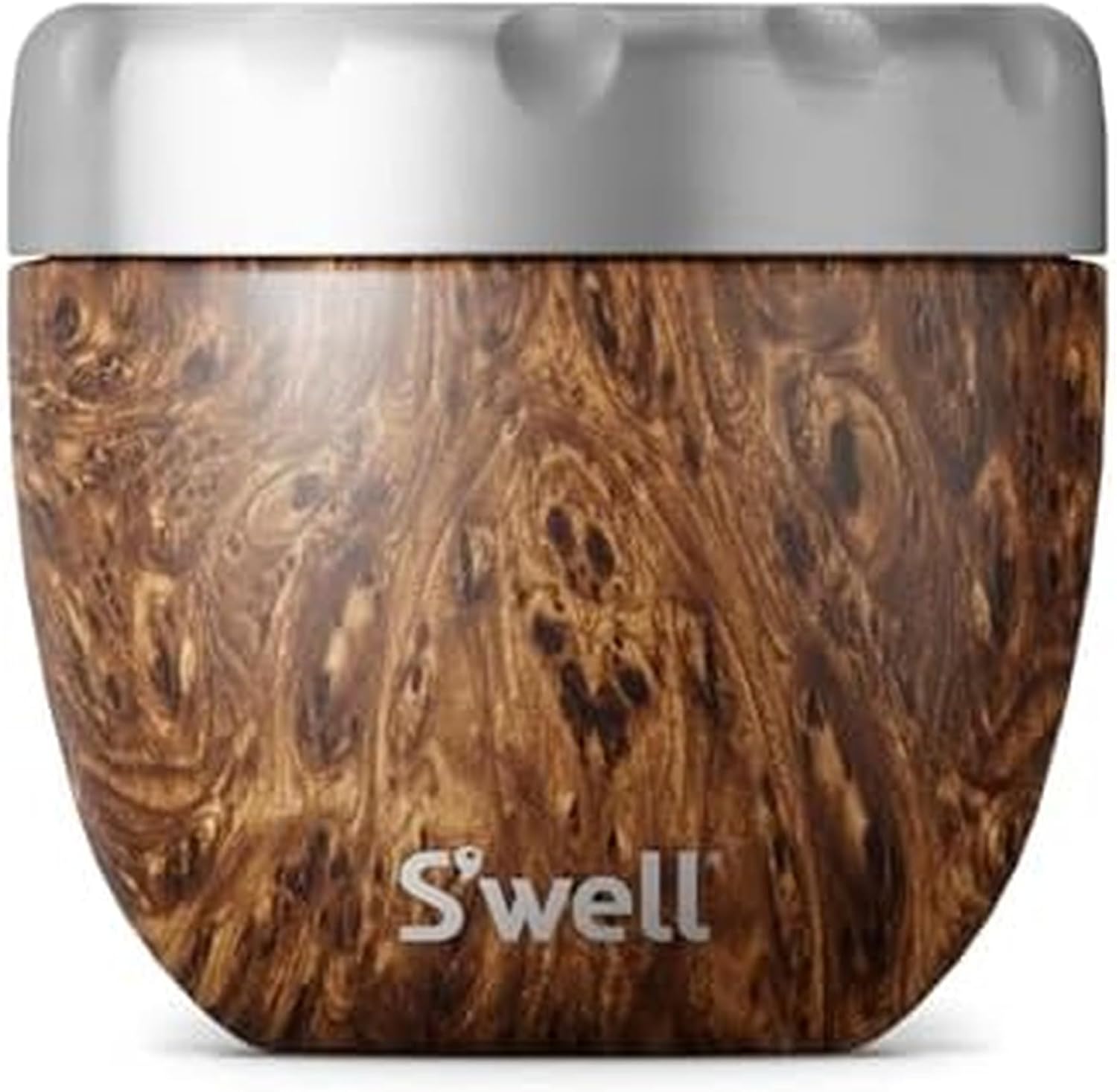 Detalle de S'well 12820-B19-42810EU Onyx Eats 2-in-1 Food Bowl, Stainless Steel, 636 ml, Black