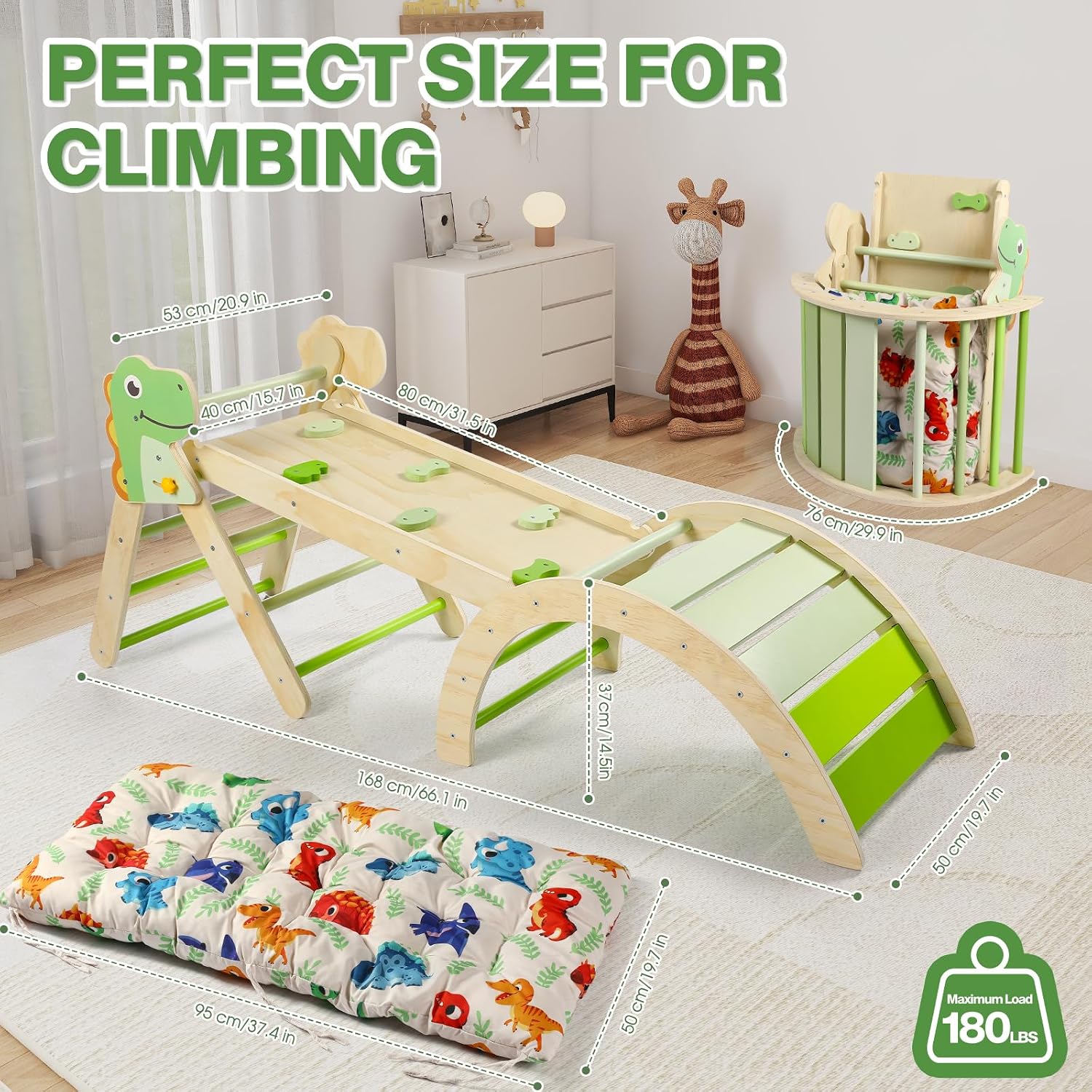Thumbnail 3 de Khlerox indoor climbing frame 7 in 1
