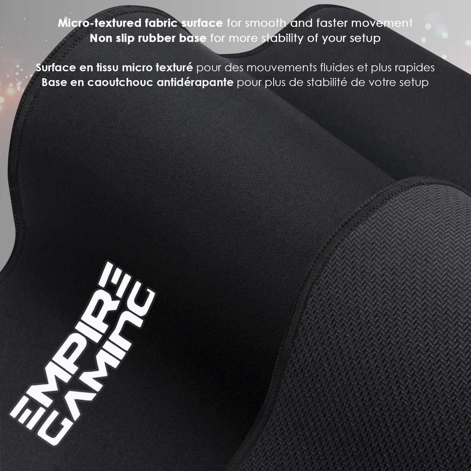 Thumbnail 3 de EMPIRE GAMING Tapis de souris Arena XL 46 x 40 cm à surface ultra lisse