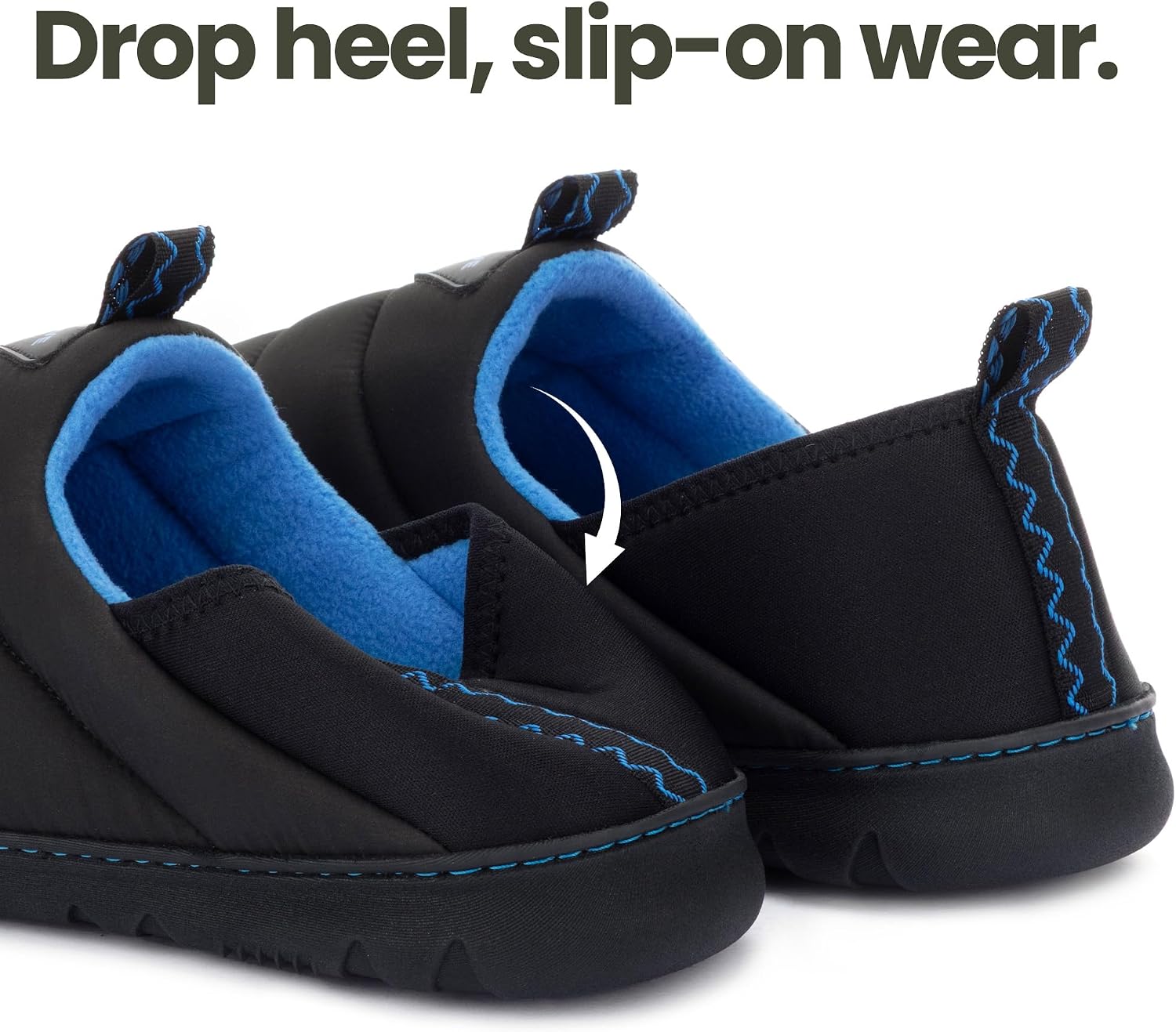 Detalle 2 de RockDove Men's Pufflite Two-Tone Quilted Loafer Slipper with Indoor/Outdoor Sole