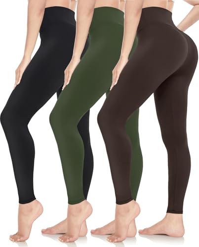 Detalle de ACTINPUT Leggings Mujer Fitness con Cintura Alta – Pantalones de Yoga Elásticos con Control de Abdomen