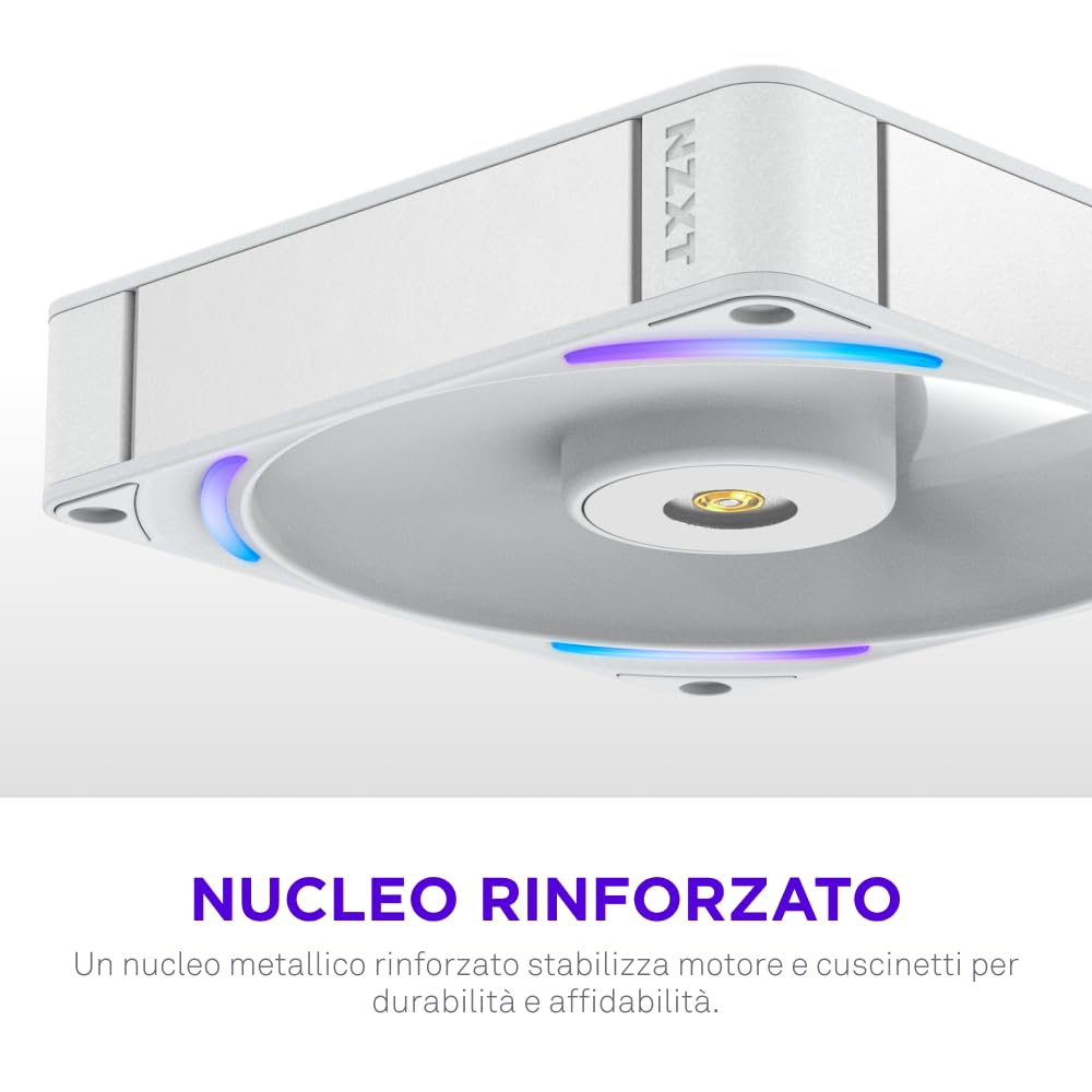 Thumbnail 6 de NZXT F140X Ventola Performance 140mm PWM RGB Bianco