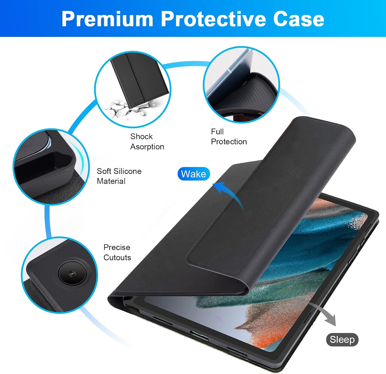Thumbnail 4 de SOPPY Backlit Keyboard Case A8