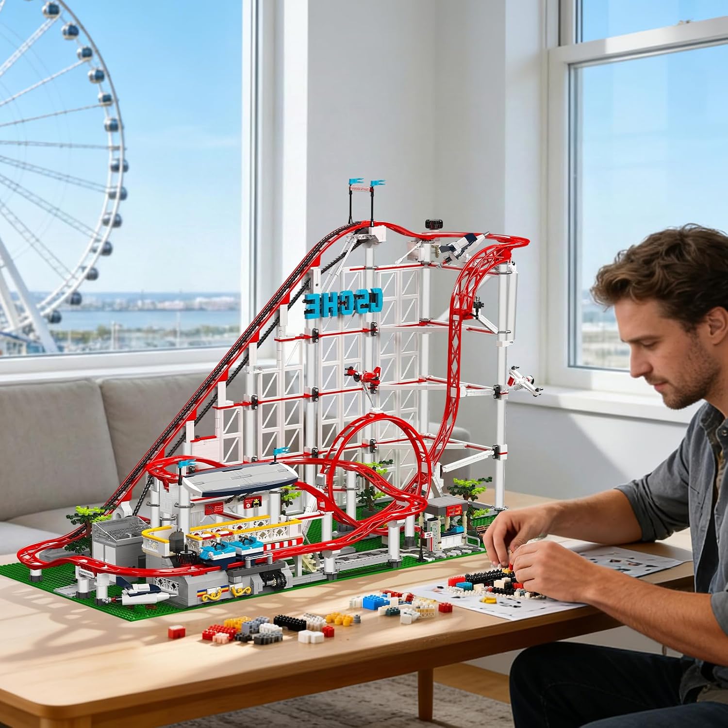 Thumbnail 4 de Mould King 11014 Rollercoaster Building Blocks