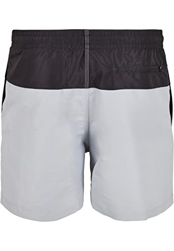 Thumbnail 6 de Urban Classics Block Swim Shorts per Uomo - Lightasphalt/Black, 4XL
