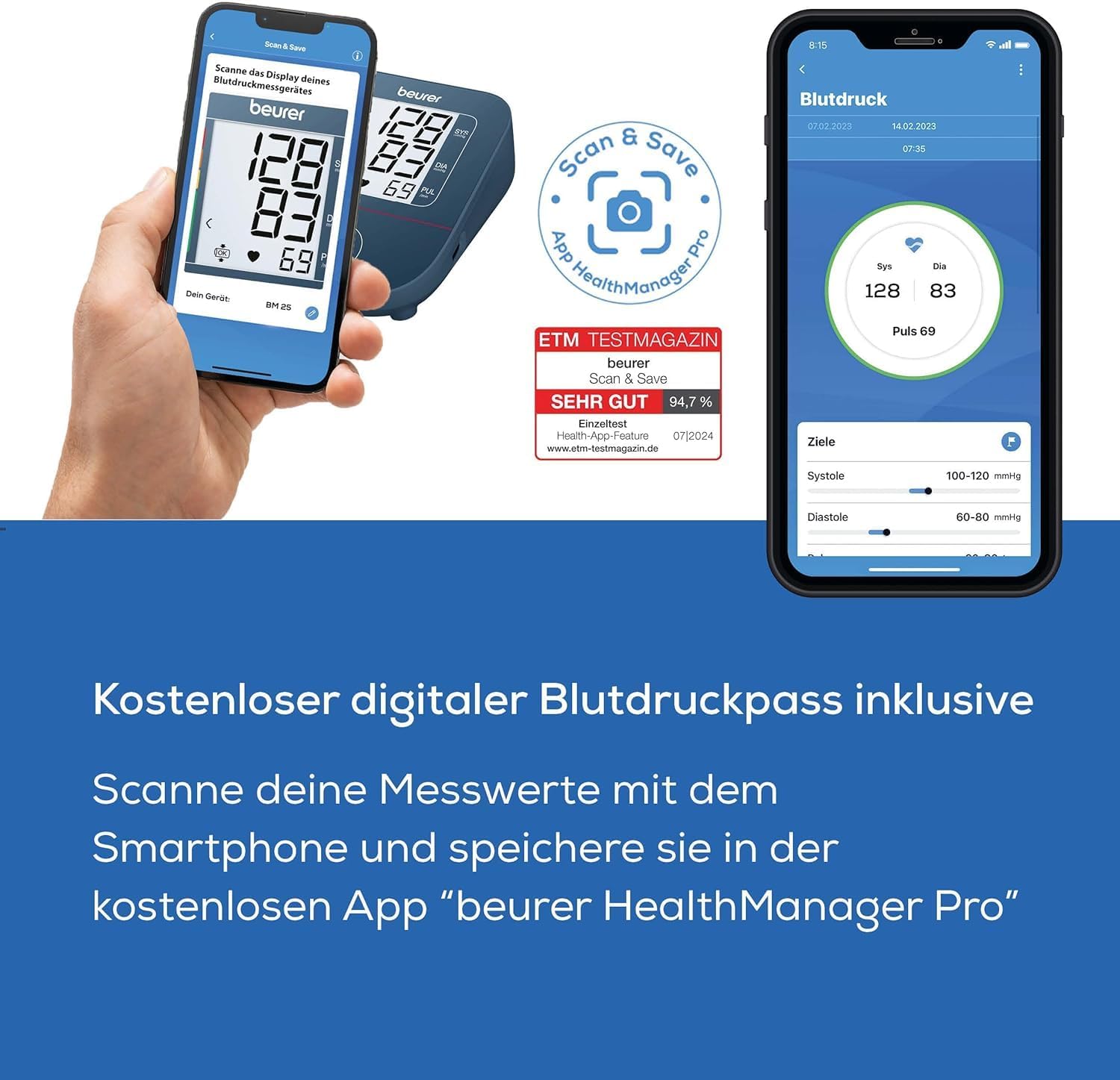 Thumbnail 4 de Beurer BM 25 Blutdruckmessgerät 22–42 cm
