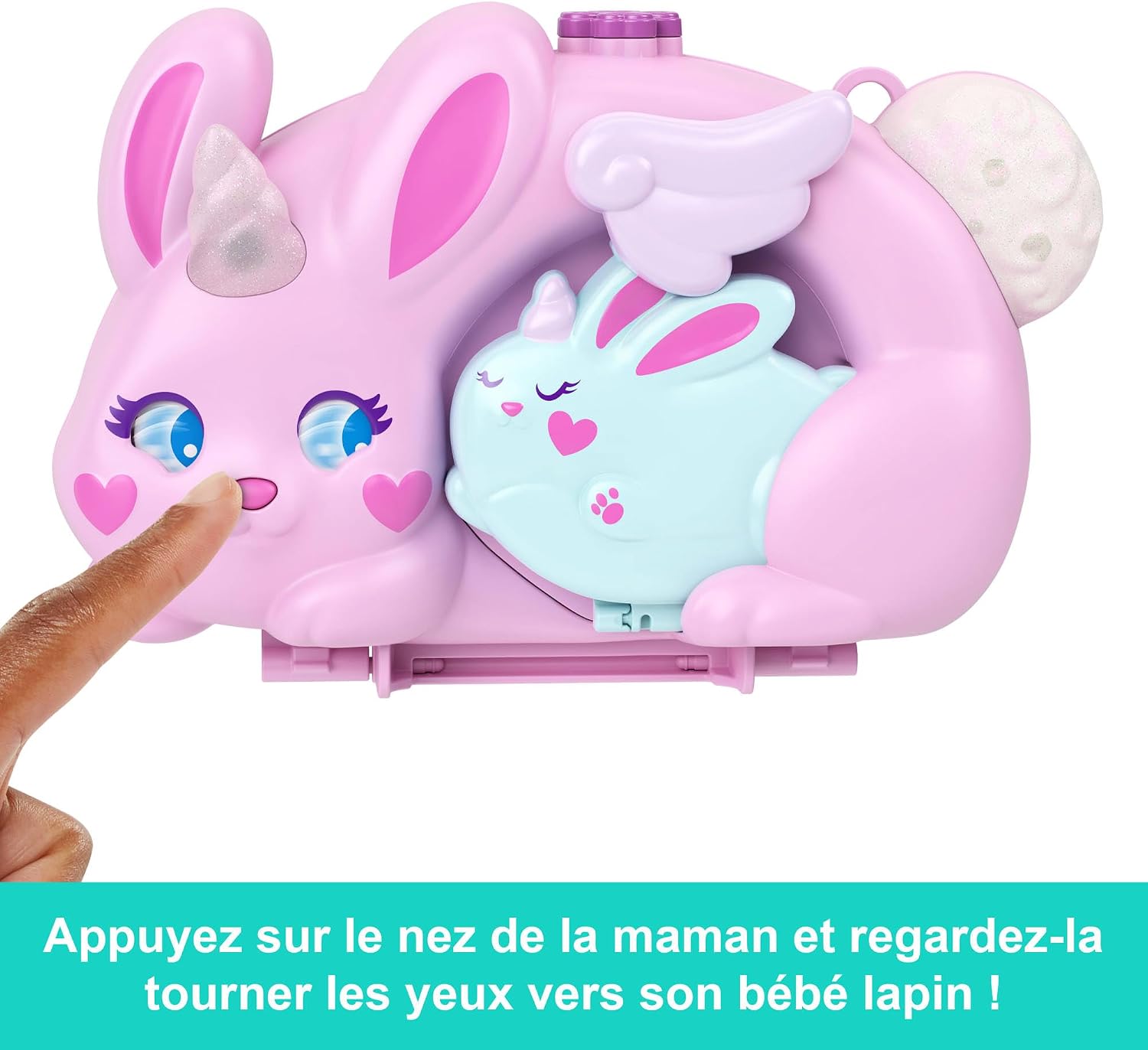 Detalle de Polly Pocket Coffret Lapin 2 en 1