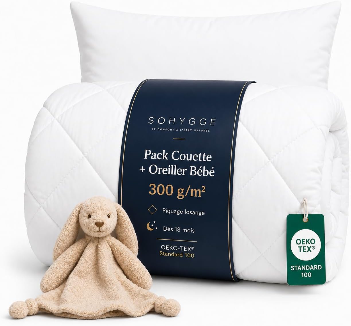 Detalle de SOHYGGE QUILT02261 Children's Duvet Set, 100 x 135 cm, 4 Seasons