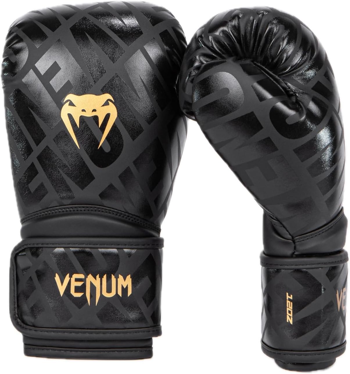Detalle de Venum Contender 1.5 Boxing Gloves, 16-Ounce Synthetic Leather, Grey/Black