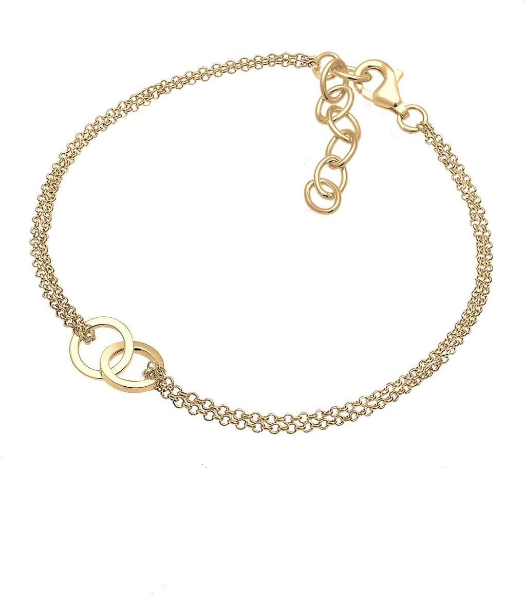 Detalle 2 de Elli Armband Damen 925 Sterling Silber Kreis