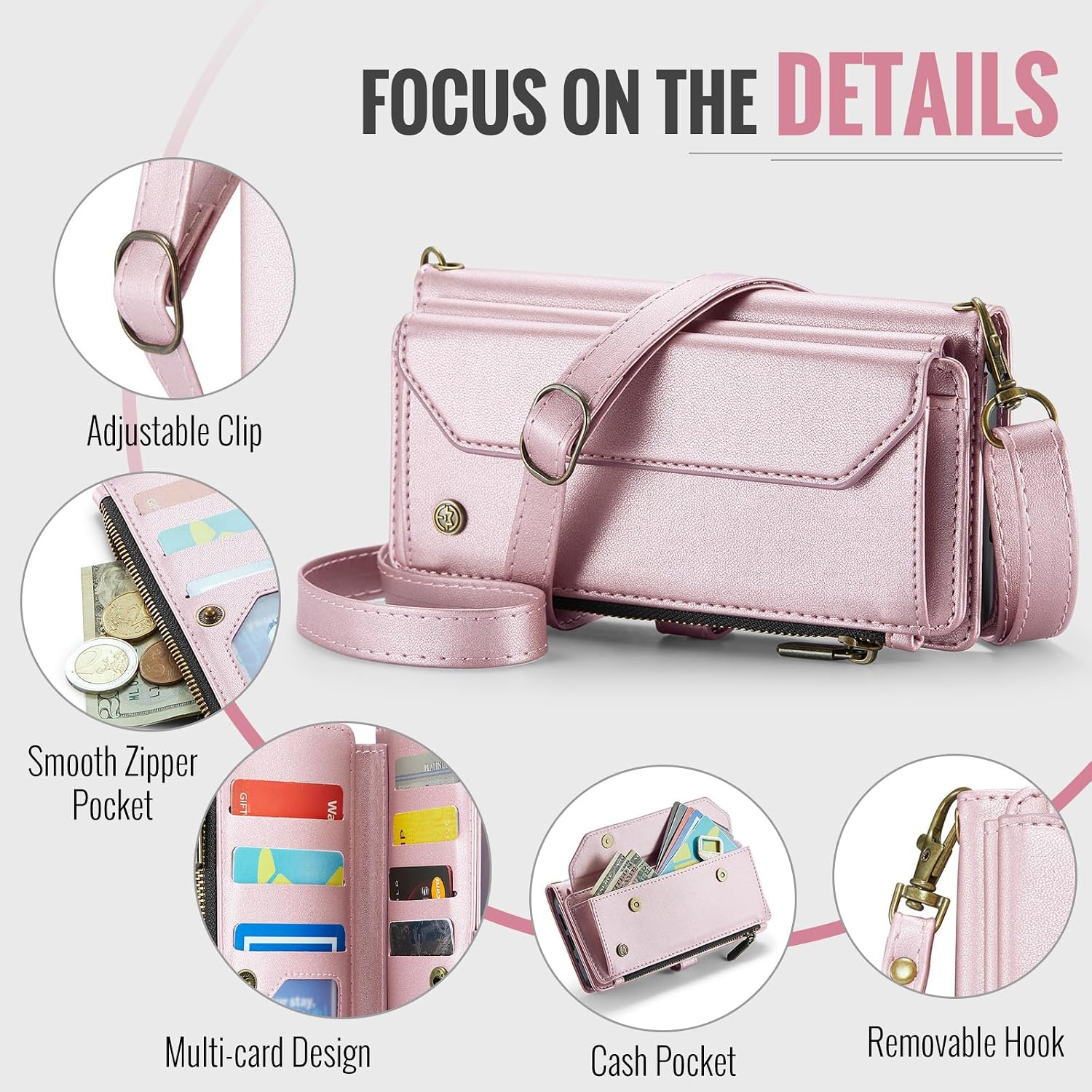 Detalle 2 de WAWZ Wallet Case for Google Pixel 10 Pro XL
