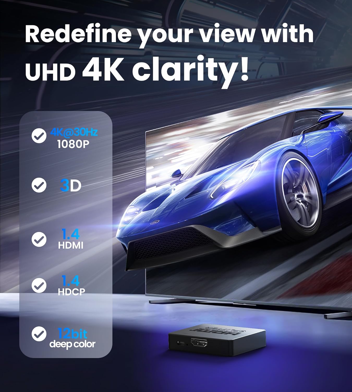 Thumbnail 4 de HDMI Splitter 1 in 2 Out 4K