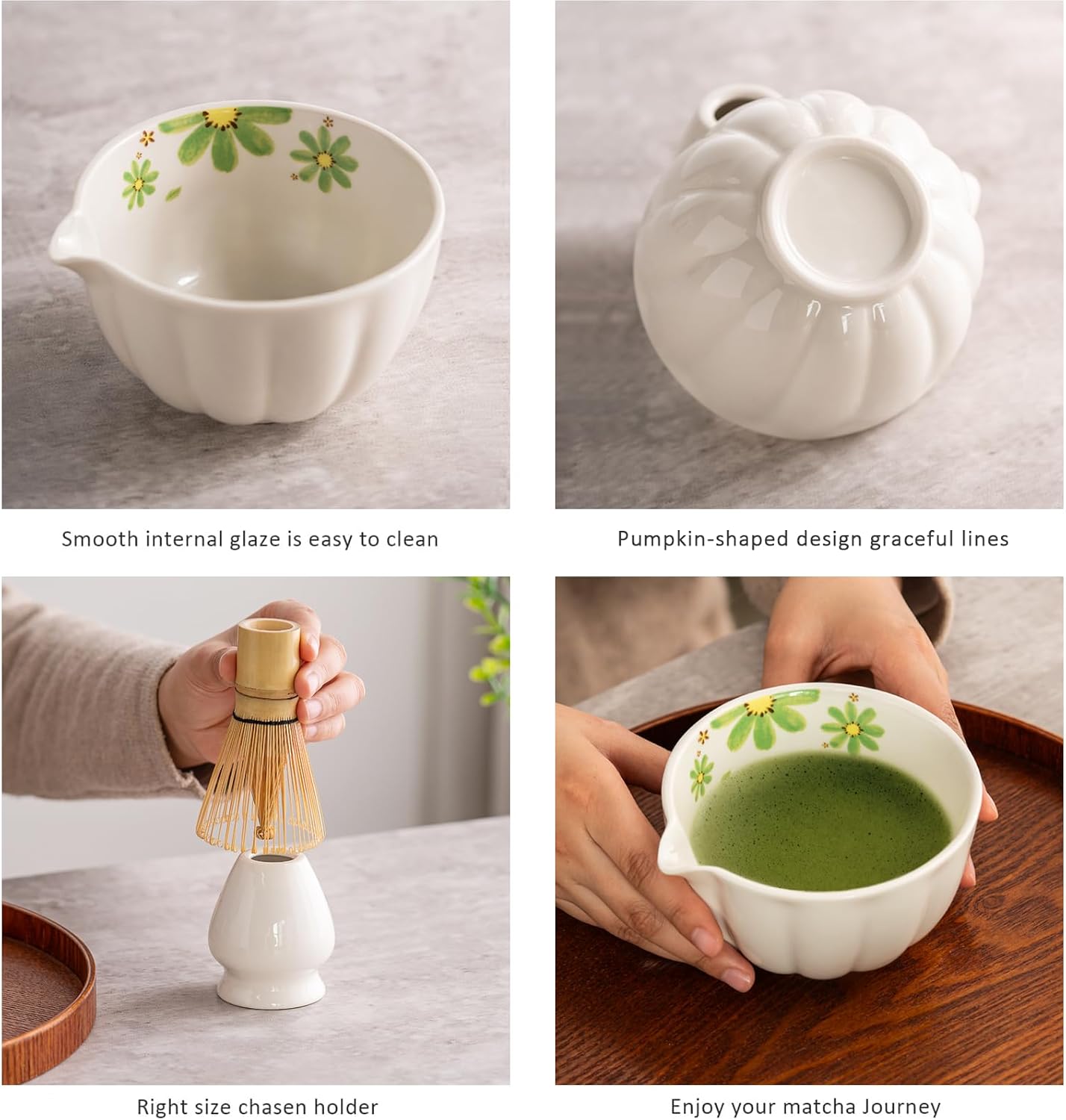 Detalle de TANG PIN Matcha Set with Ceramic Bowl