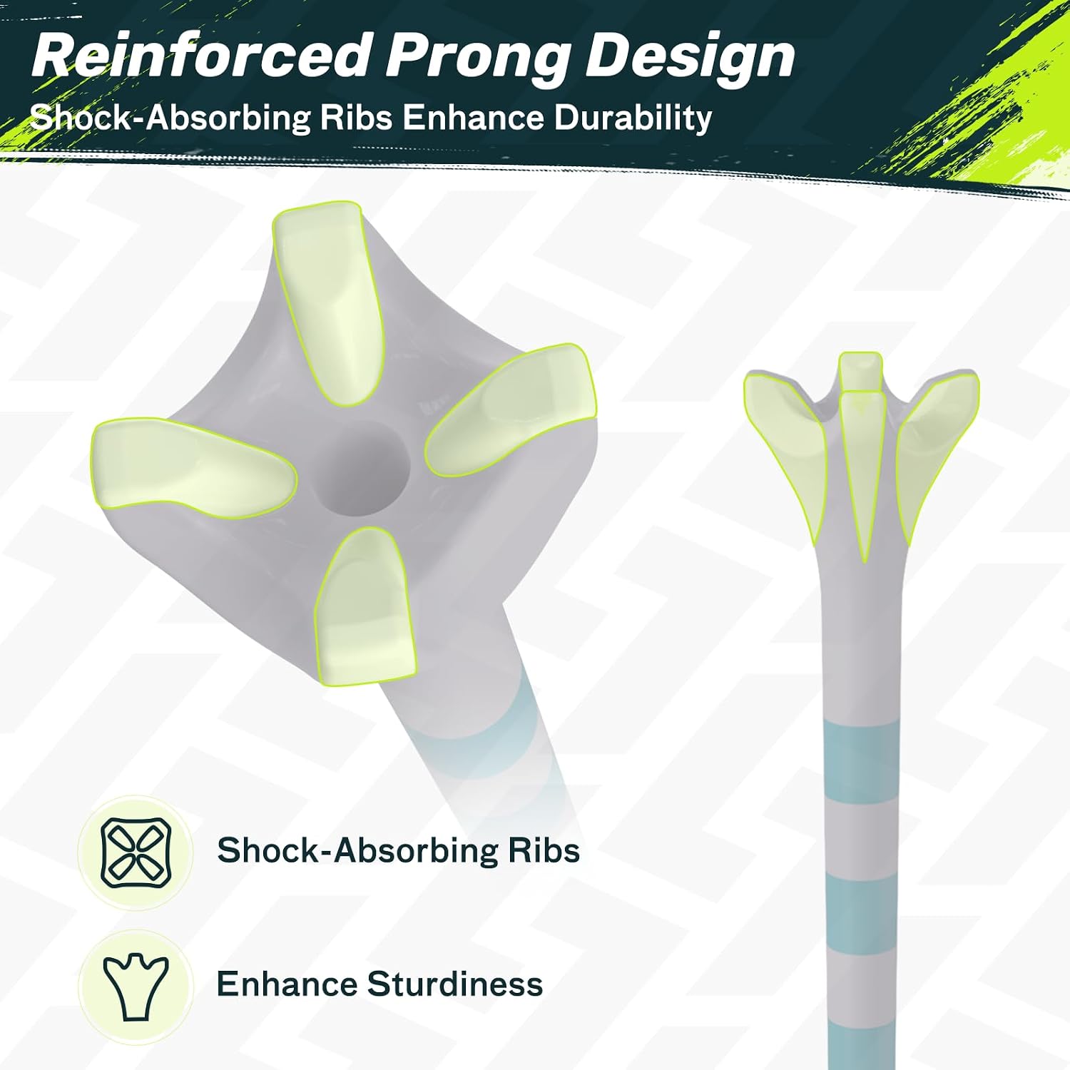 Thumbnail 2 de SAPLIZE Plastic Golf Tees, 4-Prong