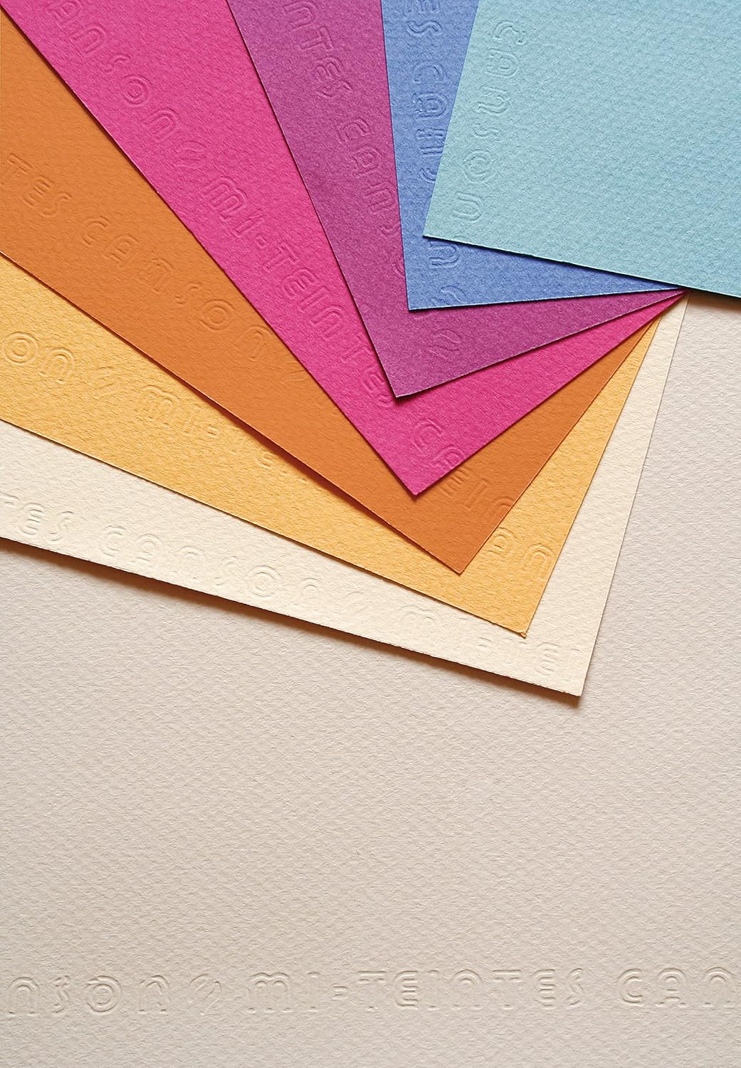 Thumbnail 1 de Canson Carta Mi-Teintes (Nido-api) – Confezione da 10 fogli A3, 160 g/m², multicolore