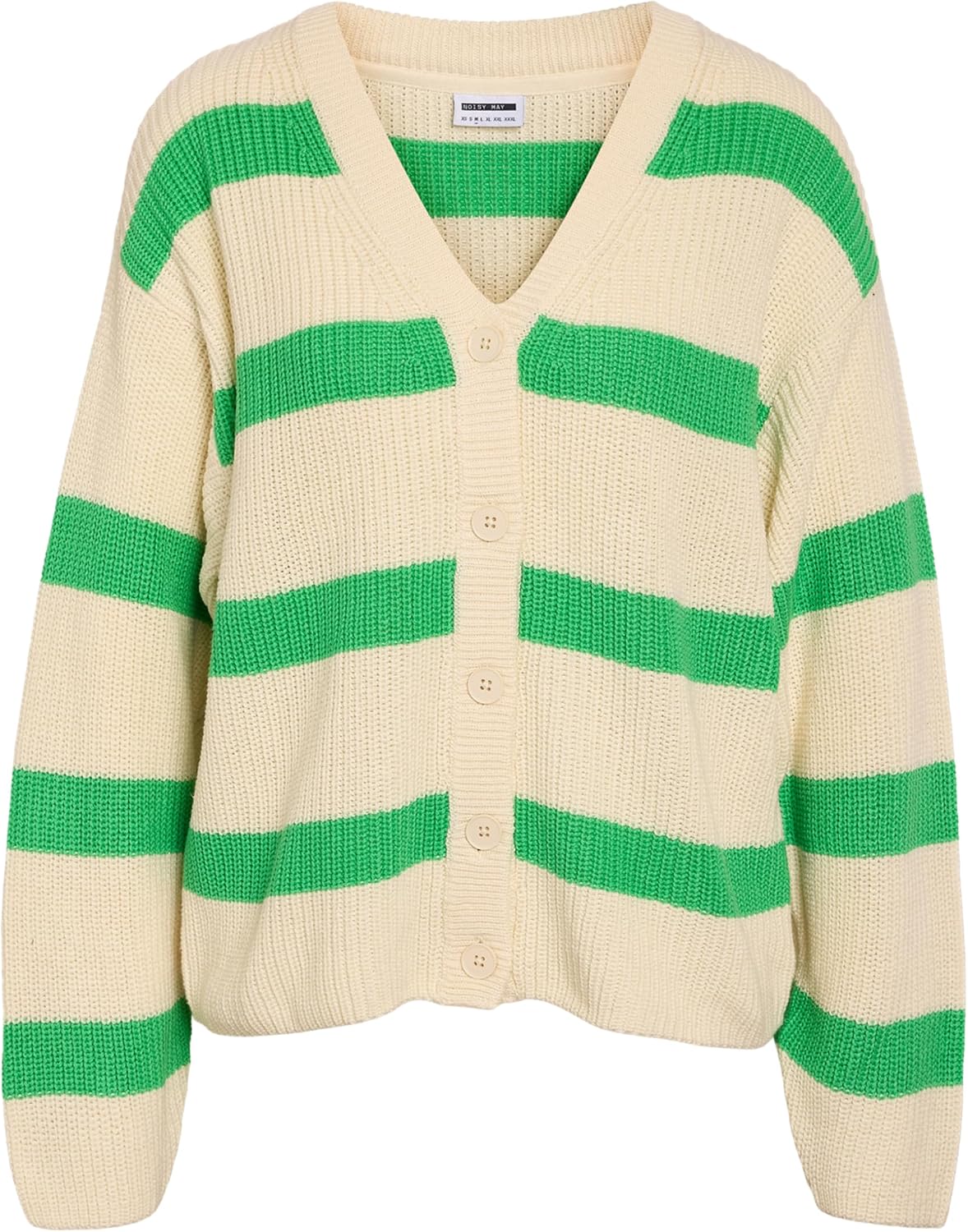 Detalle 2 de Noisy May Women's Nmmaysa L/S V-Neck Knit Cardigan Noos
