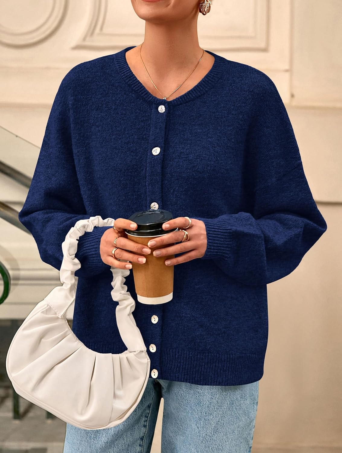 Thumbnail 5 de PRETTYGARDEN Fall Long Sleeve Cardigan for Women