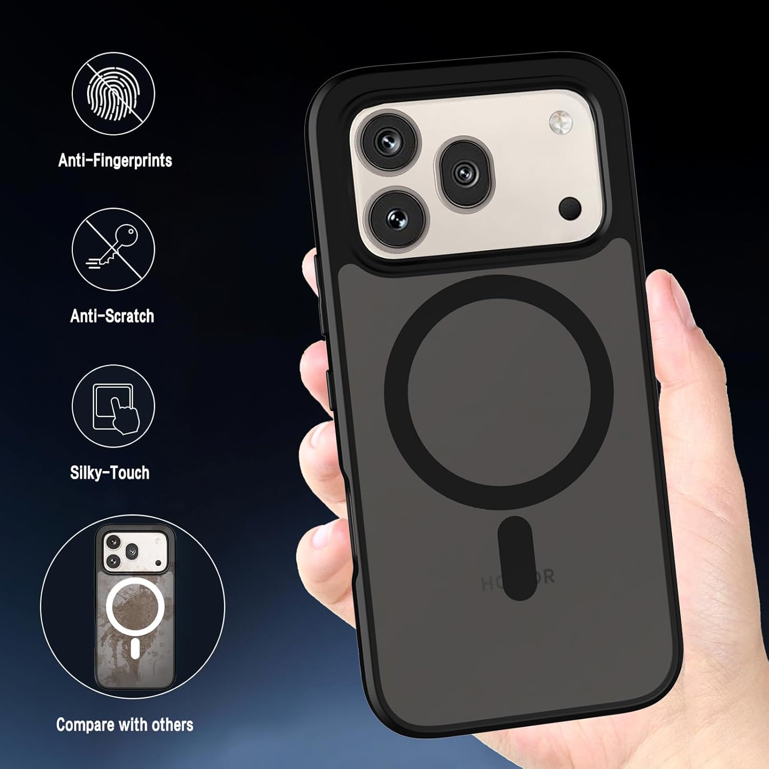 Thumbnail 5 de AOKUMA MagSafe Case for Honor 600 Pro 5G with 2-Pack Screen Protectors