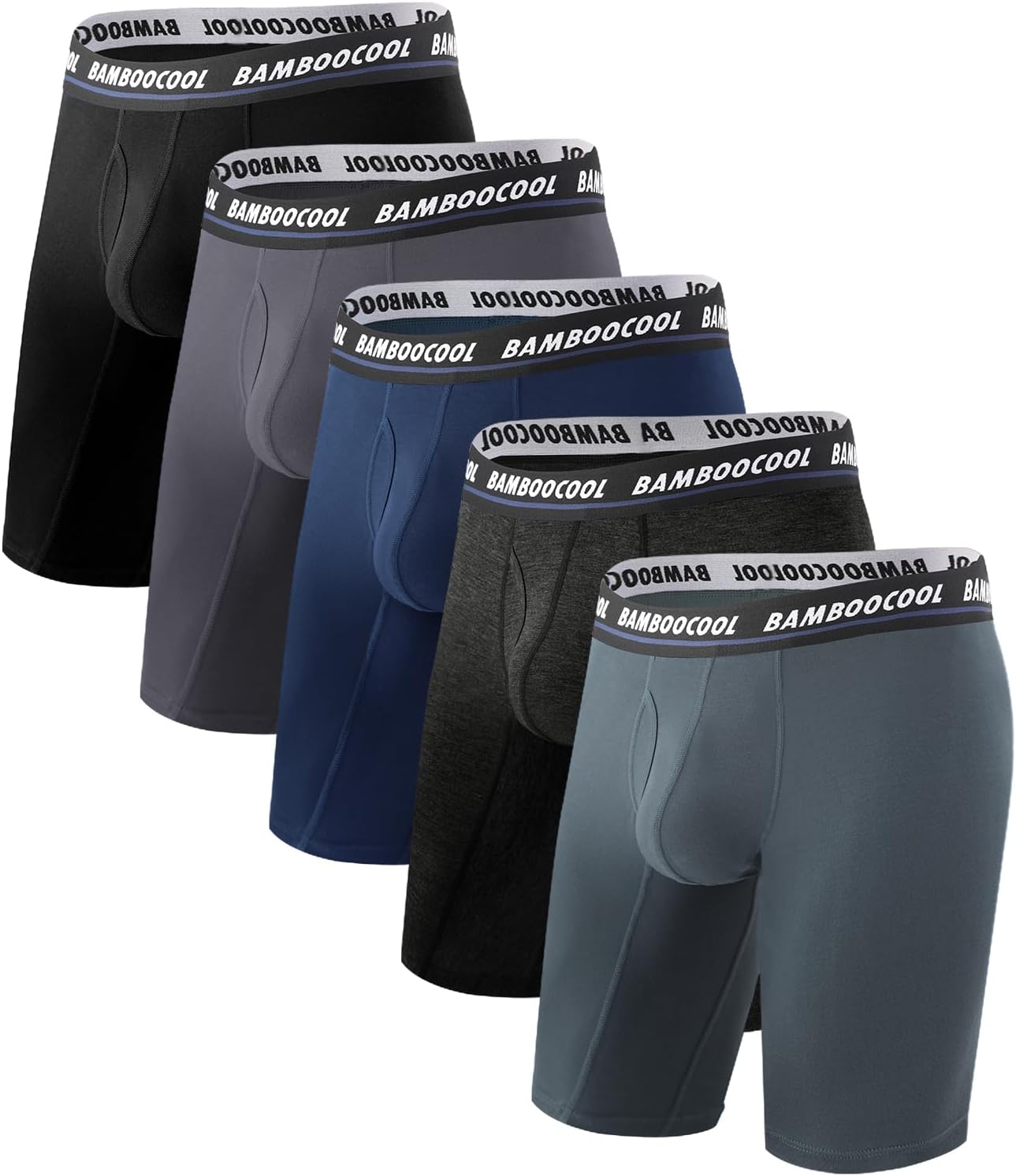 Thumbnail 6 de BAMBOO COOL Men's Long Boxer Briefs Performance Long Leg Underwear