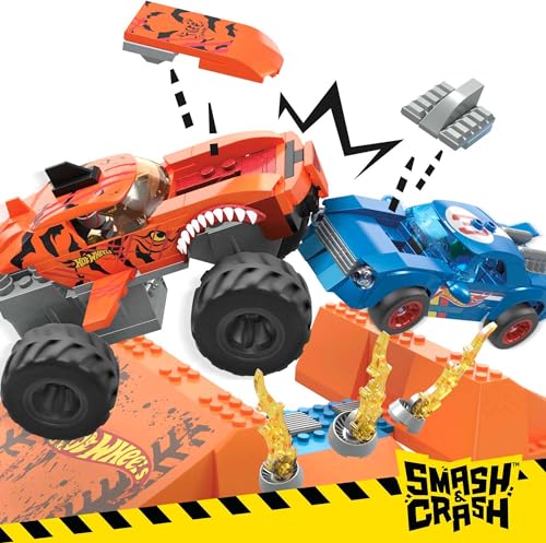 Thumbnail 2 de Mattel HKF88 Mega Construx Hot Wheels Monster Trucks Pista Tiger Shark 🎲