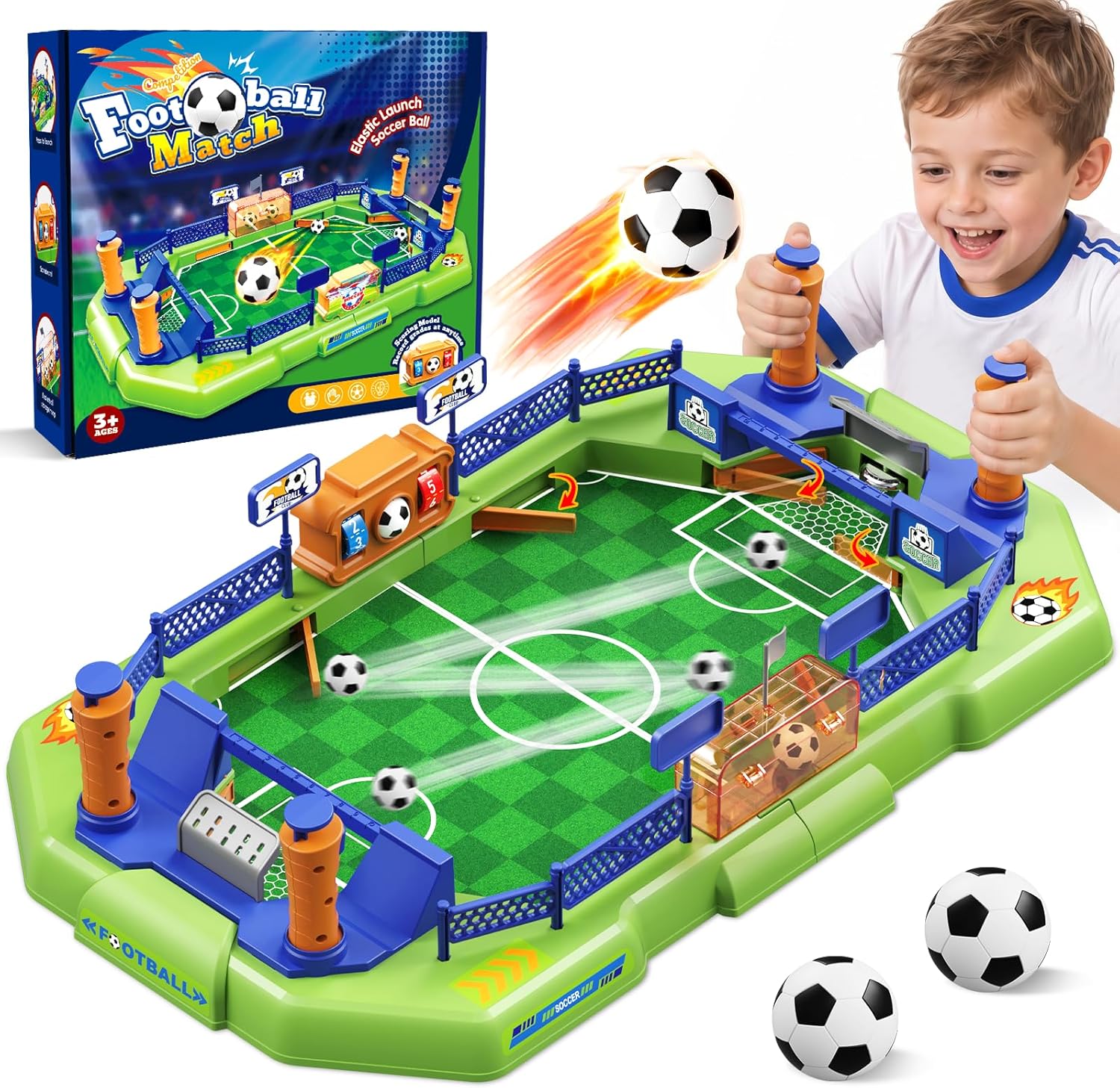 Mini Foosball Table Game for Kids — Portable Soccer Board Game