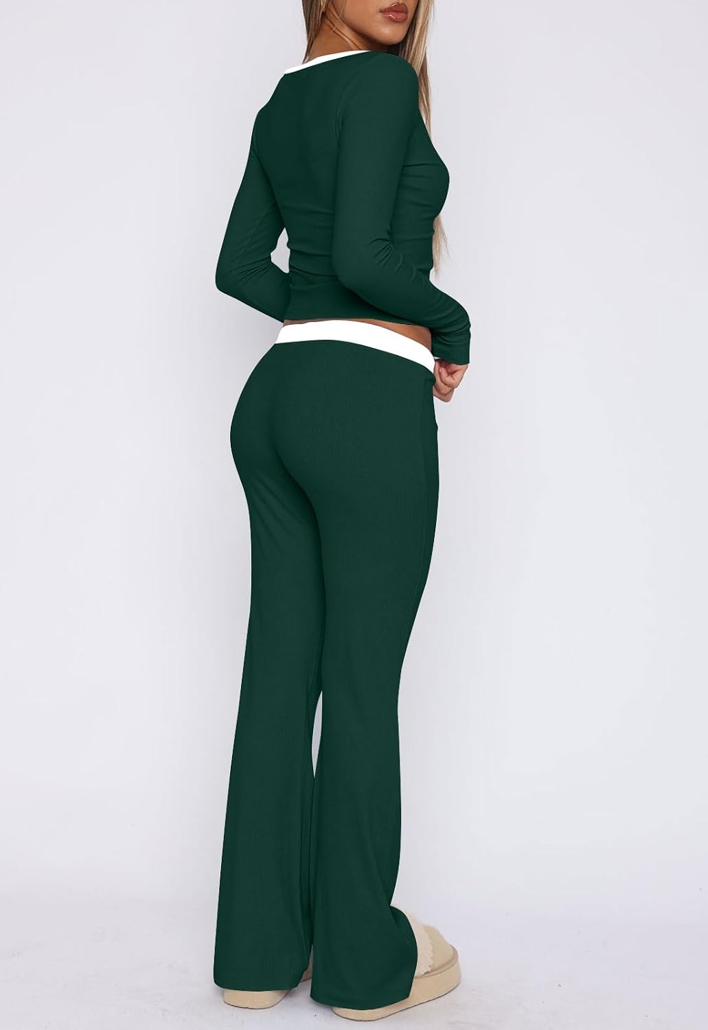 Detalle de LACOZY 2-Piece Womens Long Sleeve Pajama Set