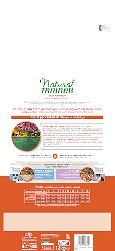 Detalle de Natural Trainer Medium – Cibo per Cani Adulti con Prosciutto Crudo, 12 kg (Trainer)