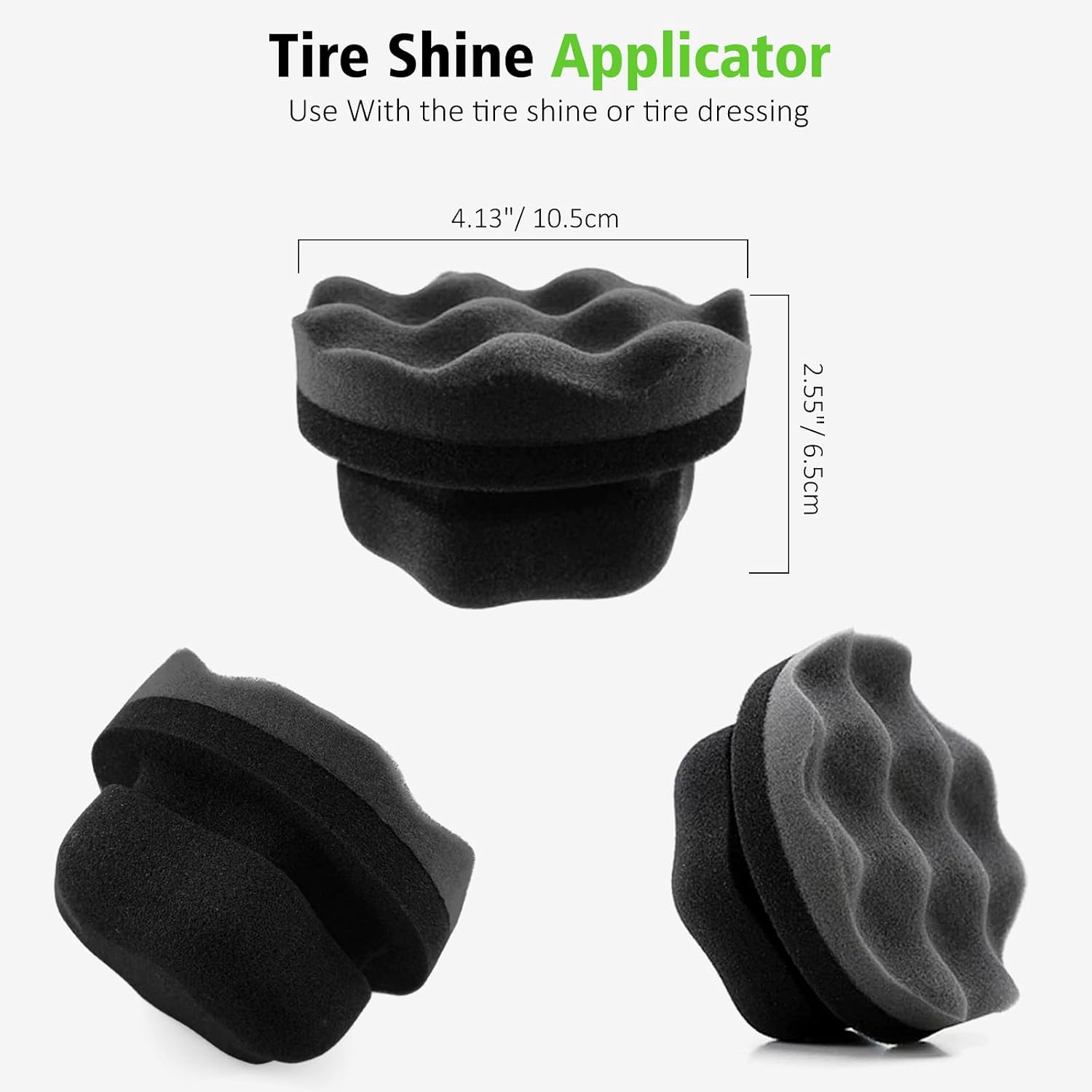 Thumbnail 5 de YeewayVeh 5PCS Pro Wheel Detailing Kit: 360° Bendable Wheel Brush, Premium Boar Hair Brush & Tire Shine Applicator