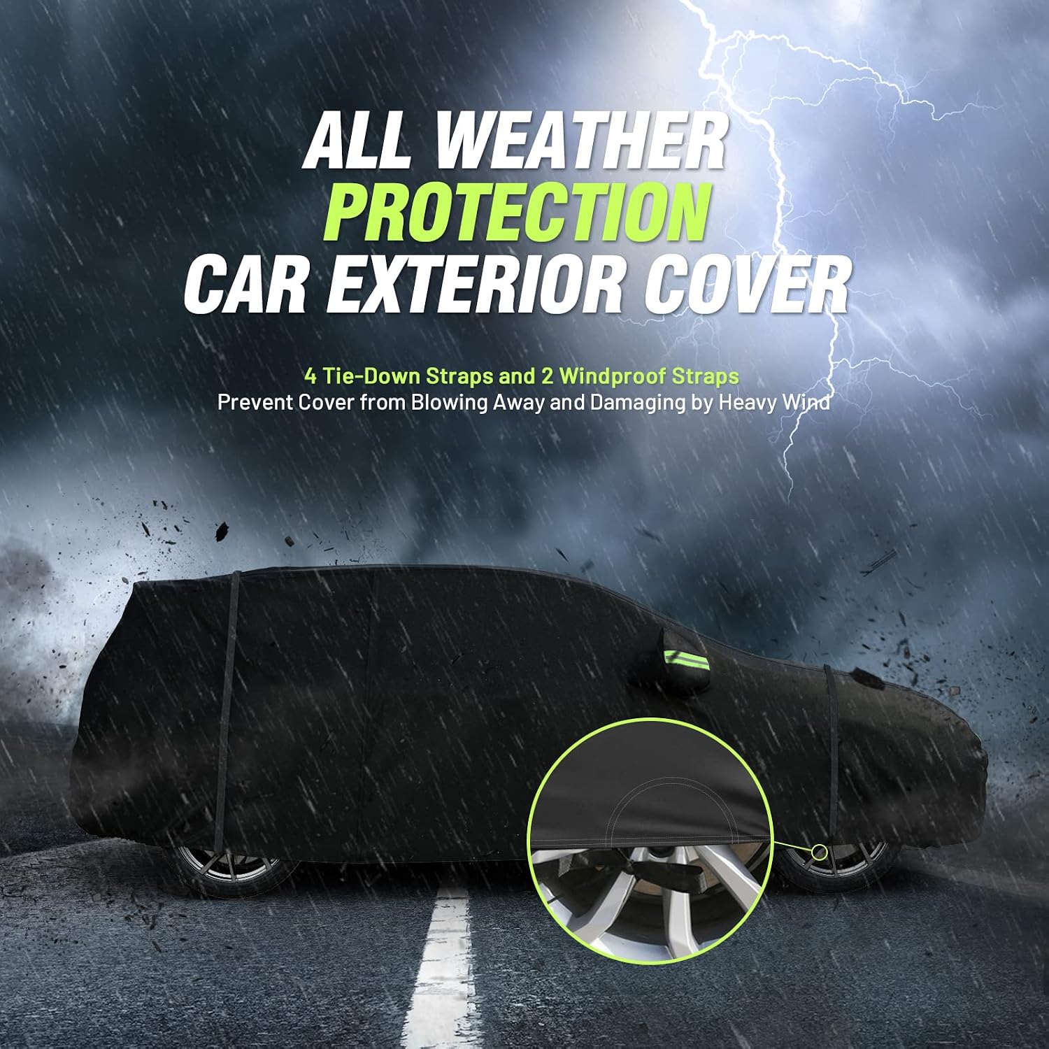 Thumbnail 4 de Favoto Hatchback Car Cover 157–171in