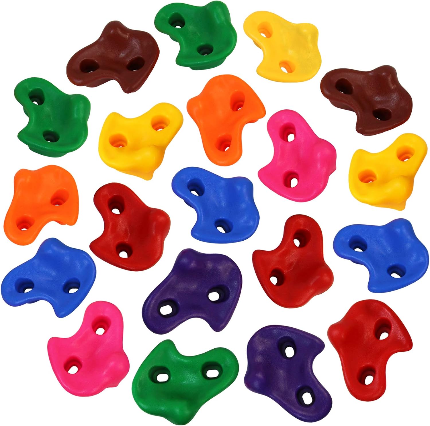 Detalle 2 de ALPIDEX Kinder Klettergriffe bunt 30 Stück