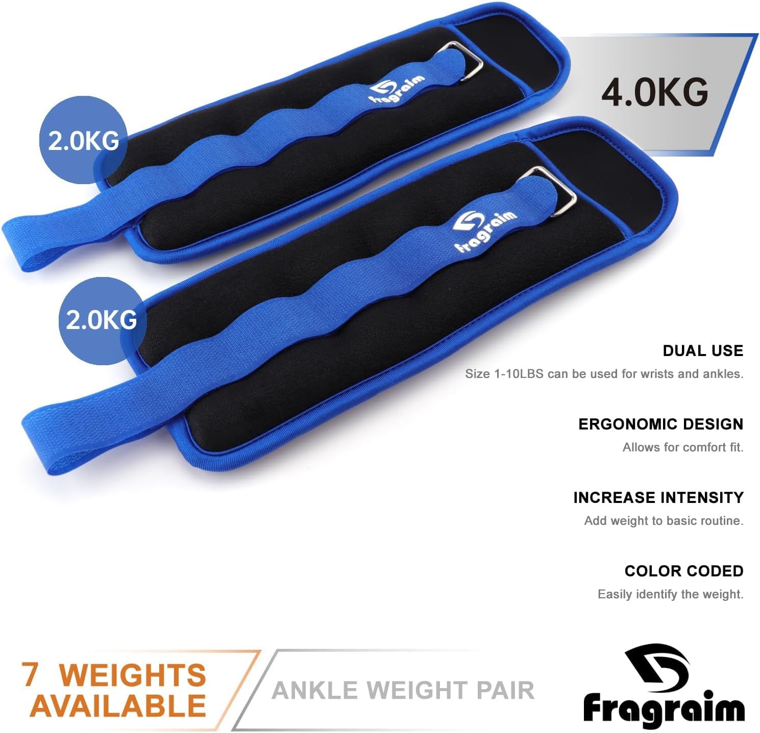 Detalle de Ankle Weights 1–3 kg pair