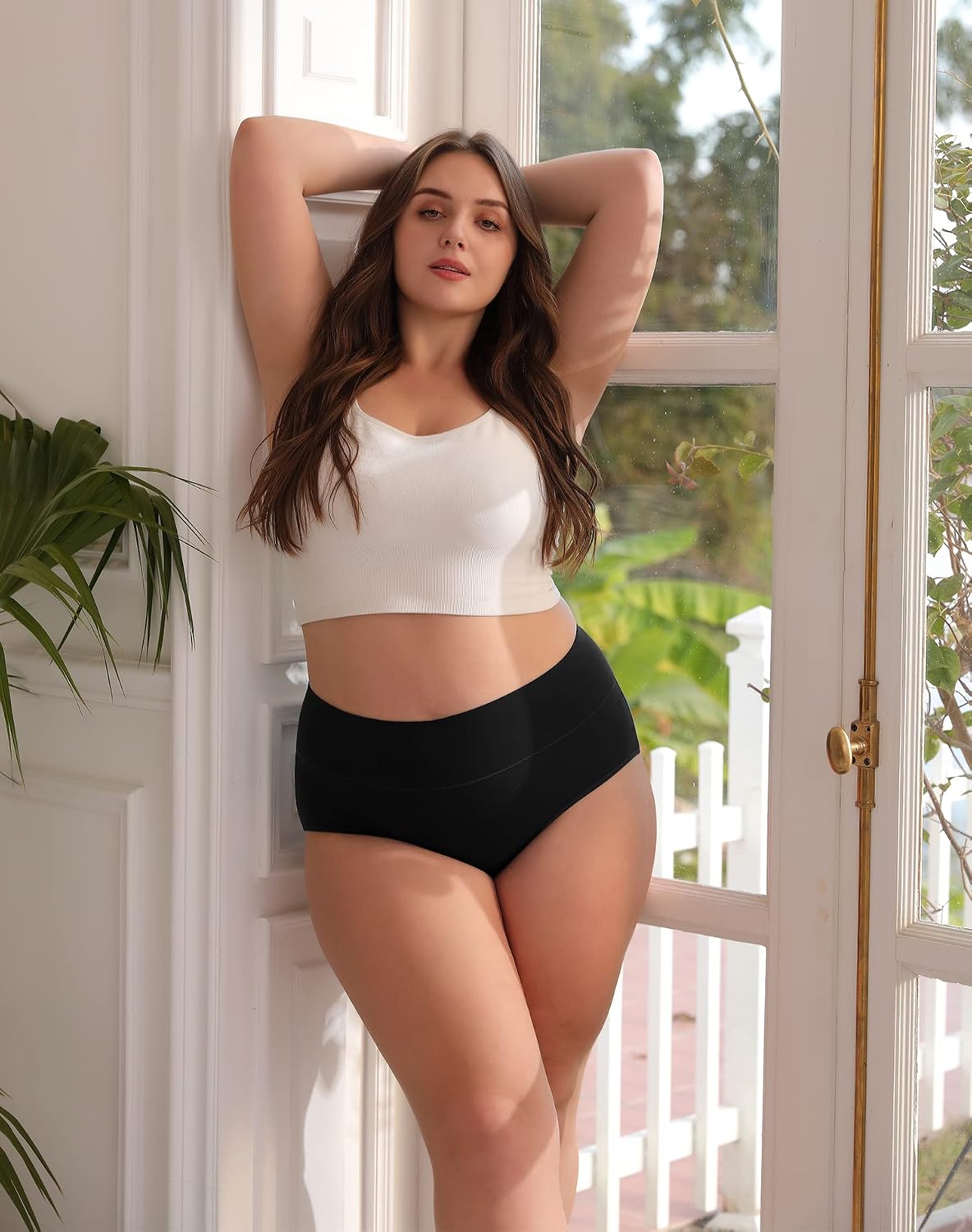 Detalle de INNERSY Taillenslip High Waist 44-62, 4er Pack