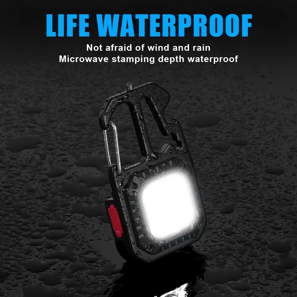 Thumbnail 2 de Flintronic Mini Lampada da Lavoro Portachiavi – 2 Pezzi COB LED 800 Lumen, ricaricabile