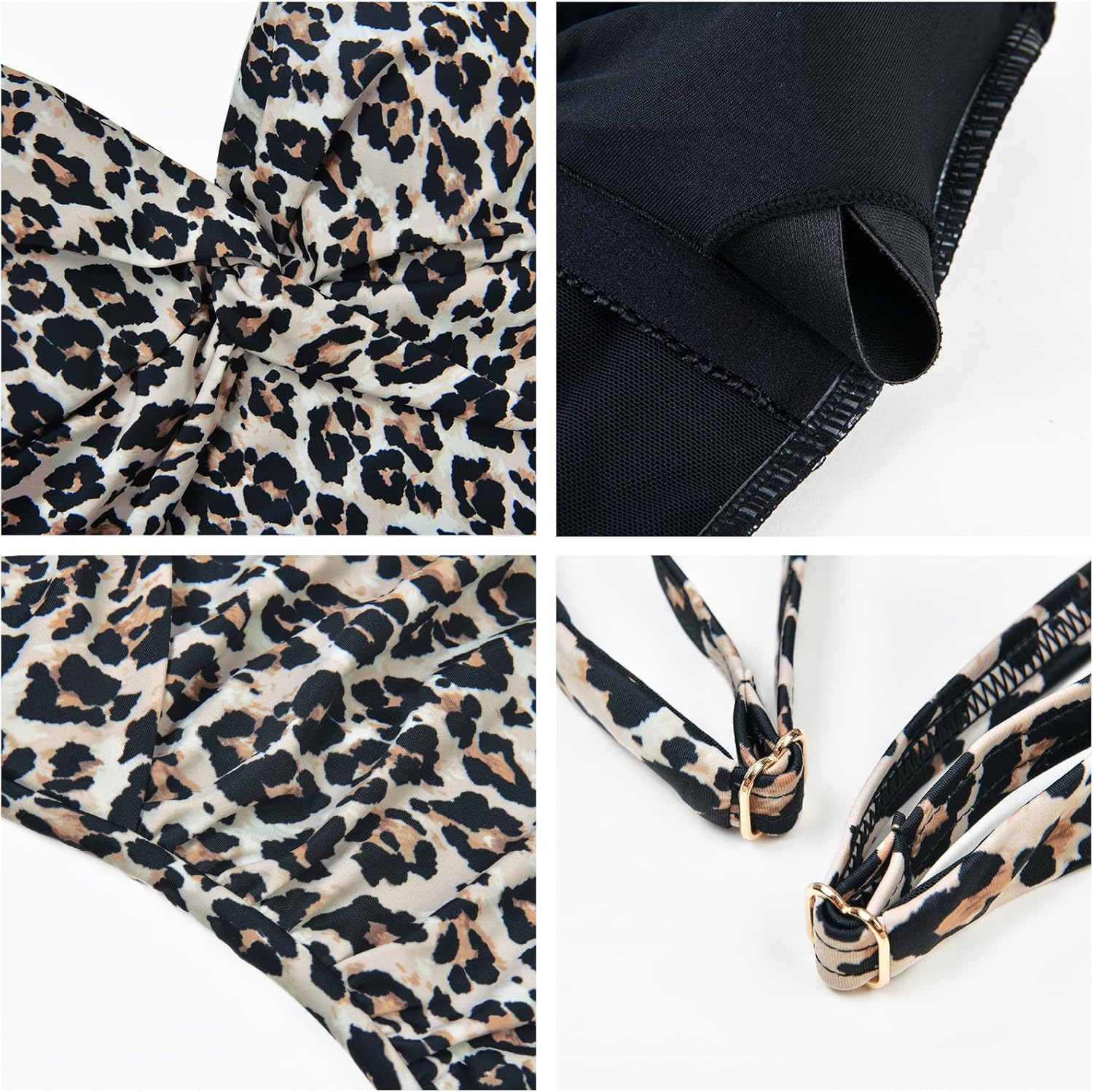 Detalle de Veranobreeze Push Up Badeanzug Plus Size V-Ausschnitt