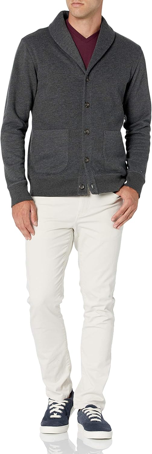 Thumbnail 5 de Amazon Essentials Men’s Long-Sleeve Fleece Shawl-Collar Cardigan