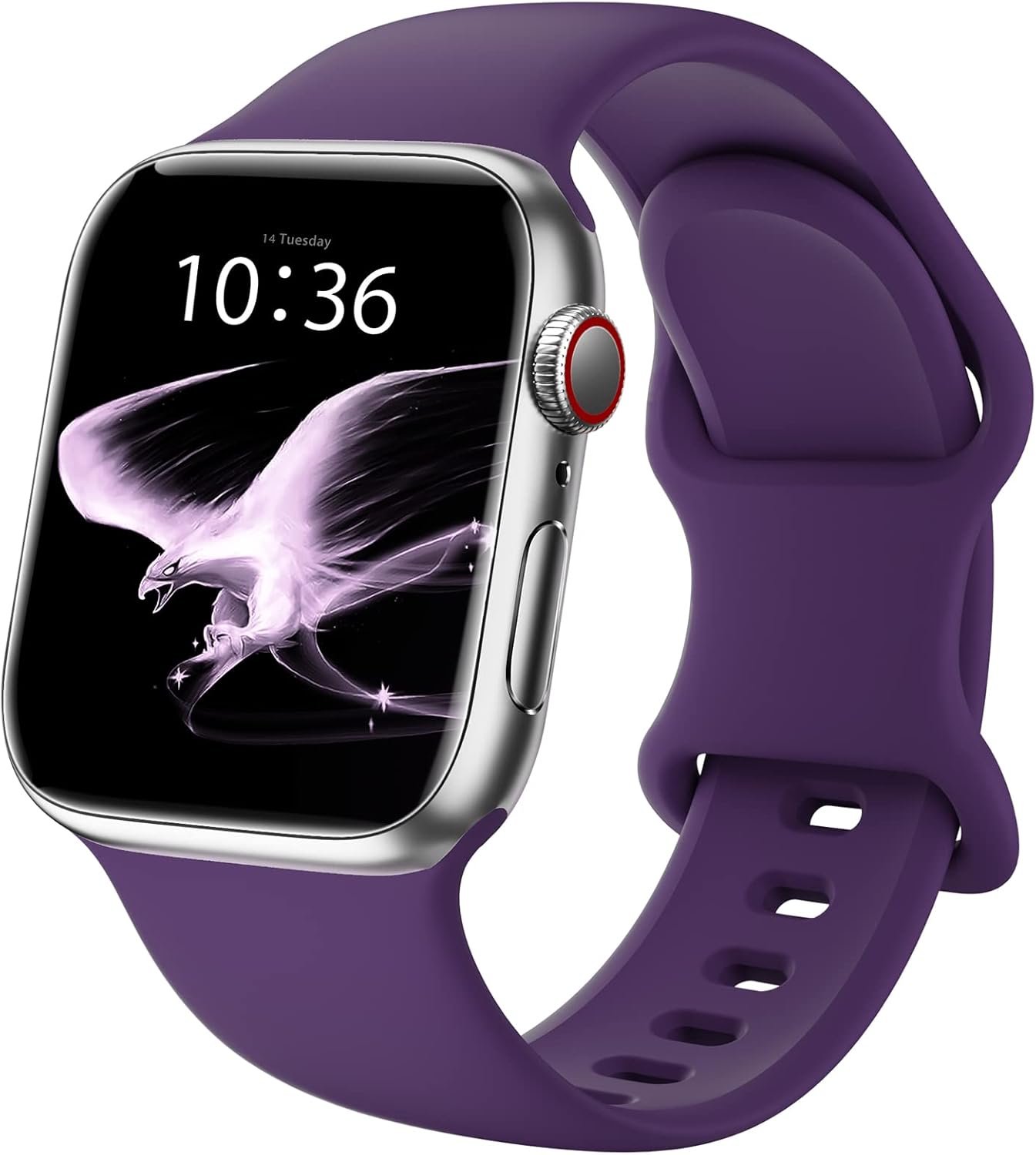 Thumbnail 6 de DigiHero Silicone Sport Strap for Apple Watch – Navy Blue (38–46mm)