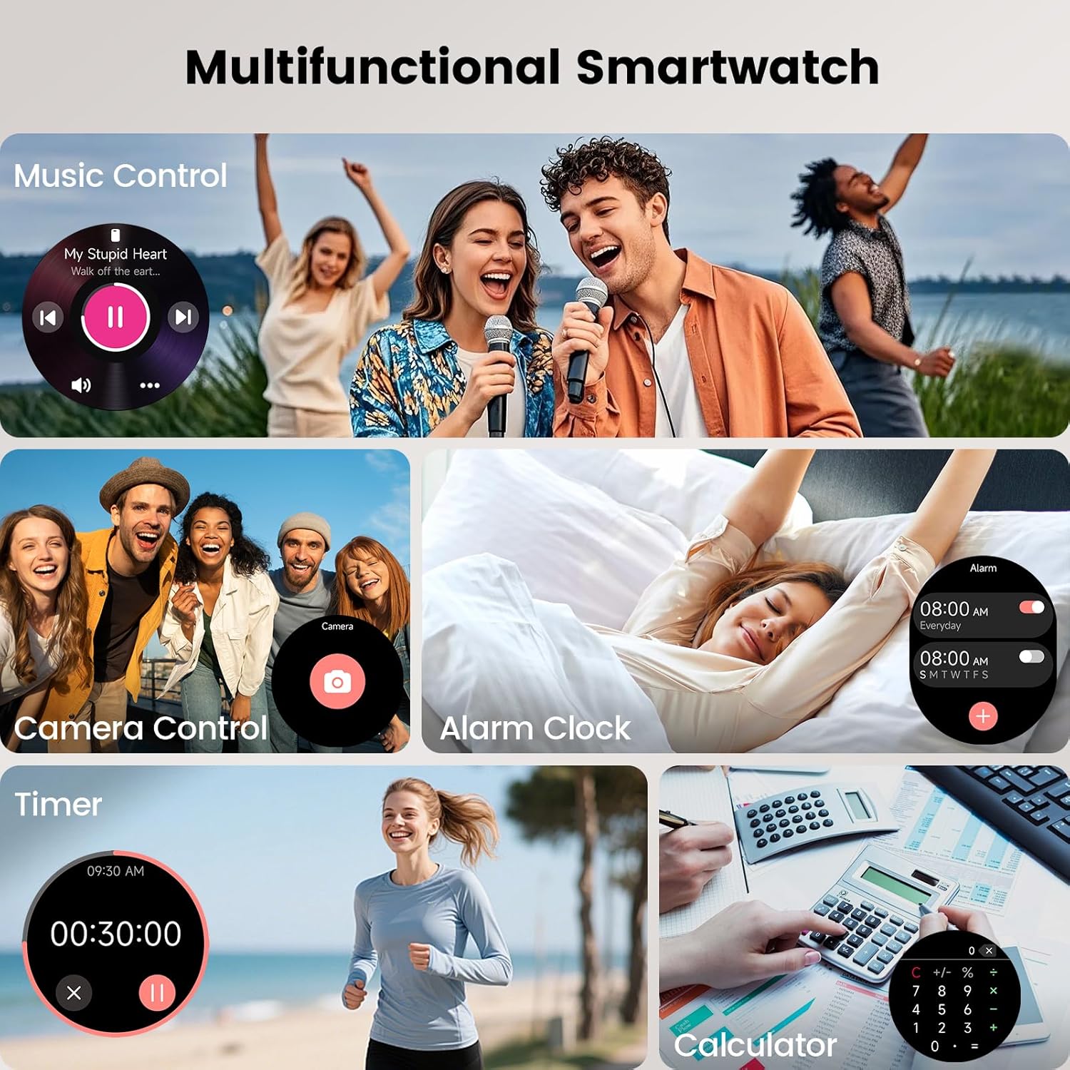 Thumbnail 6 de Smart Watch for Women: DR05 with 1.27" Screen, 110+ Sport Modes and Bluetooth Calling