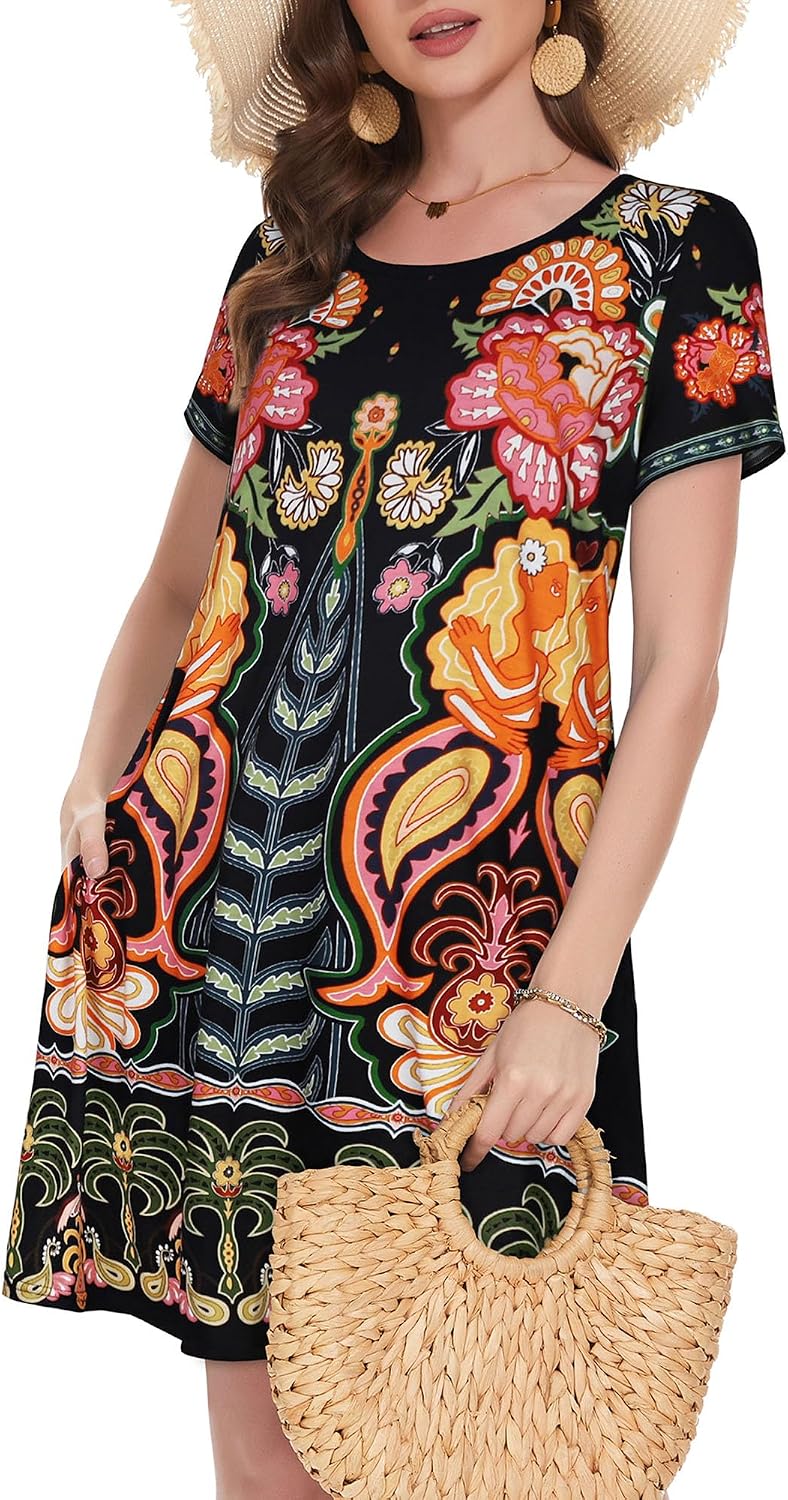 Detalle de Women's Summer Dress with Hidden Pockets