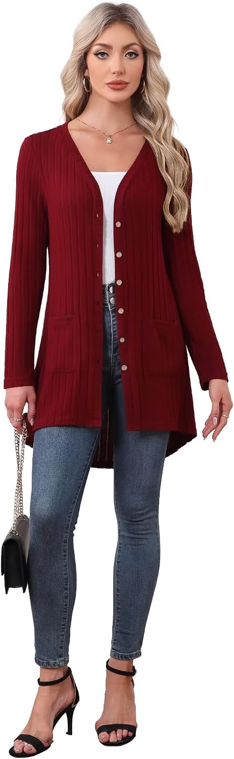 Thumbnail 5 de YGJIEGENG Cardigan M-3XL Lightweight