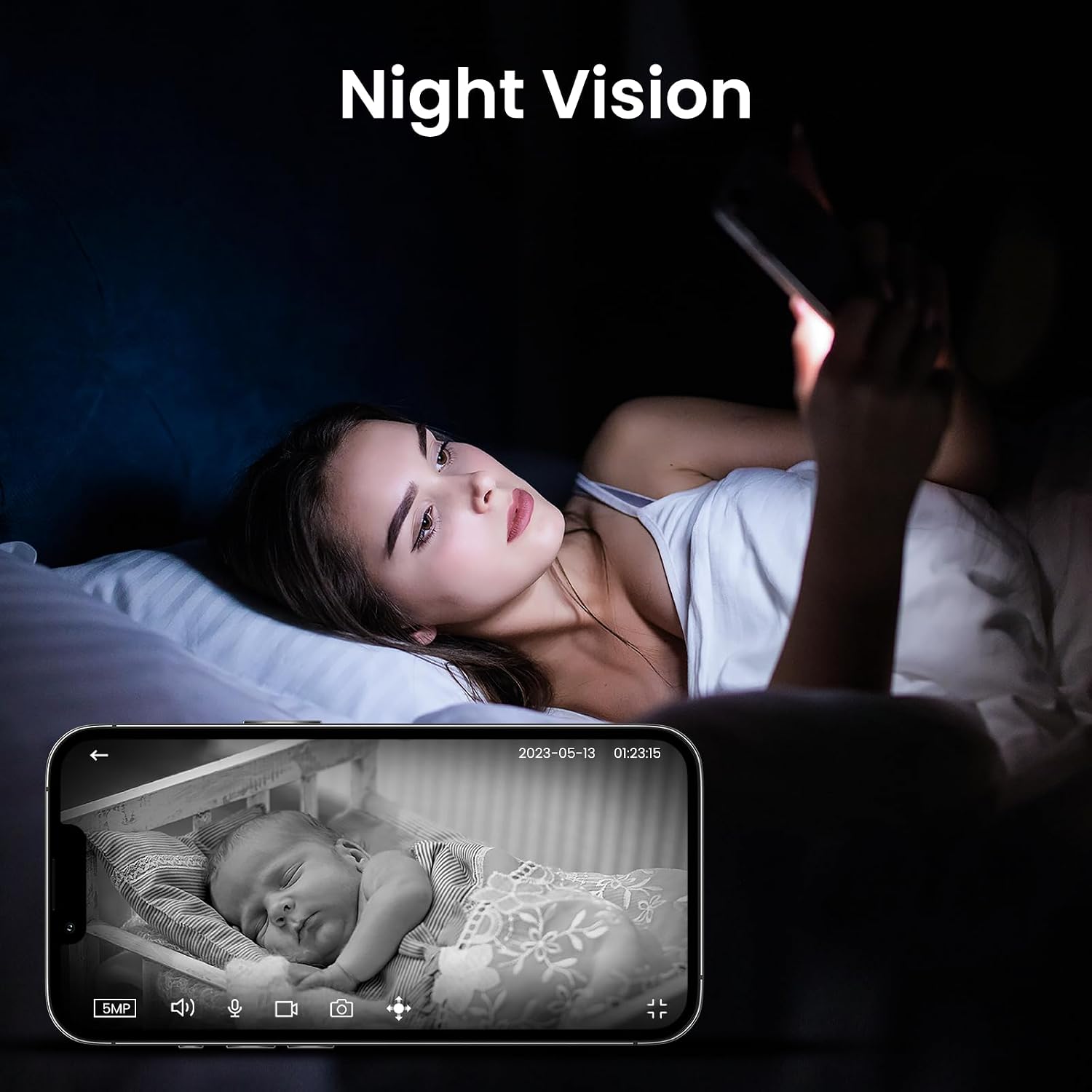 Thumbnail 3 de Cinnado D1 2K Home Security Camera with 360° motion