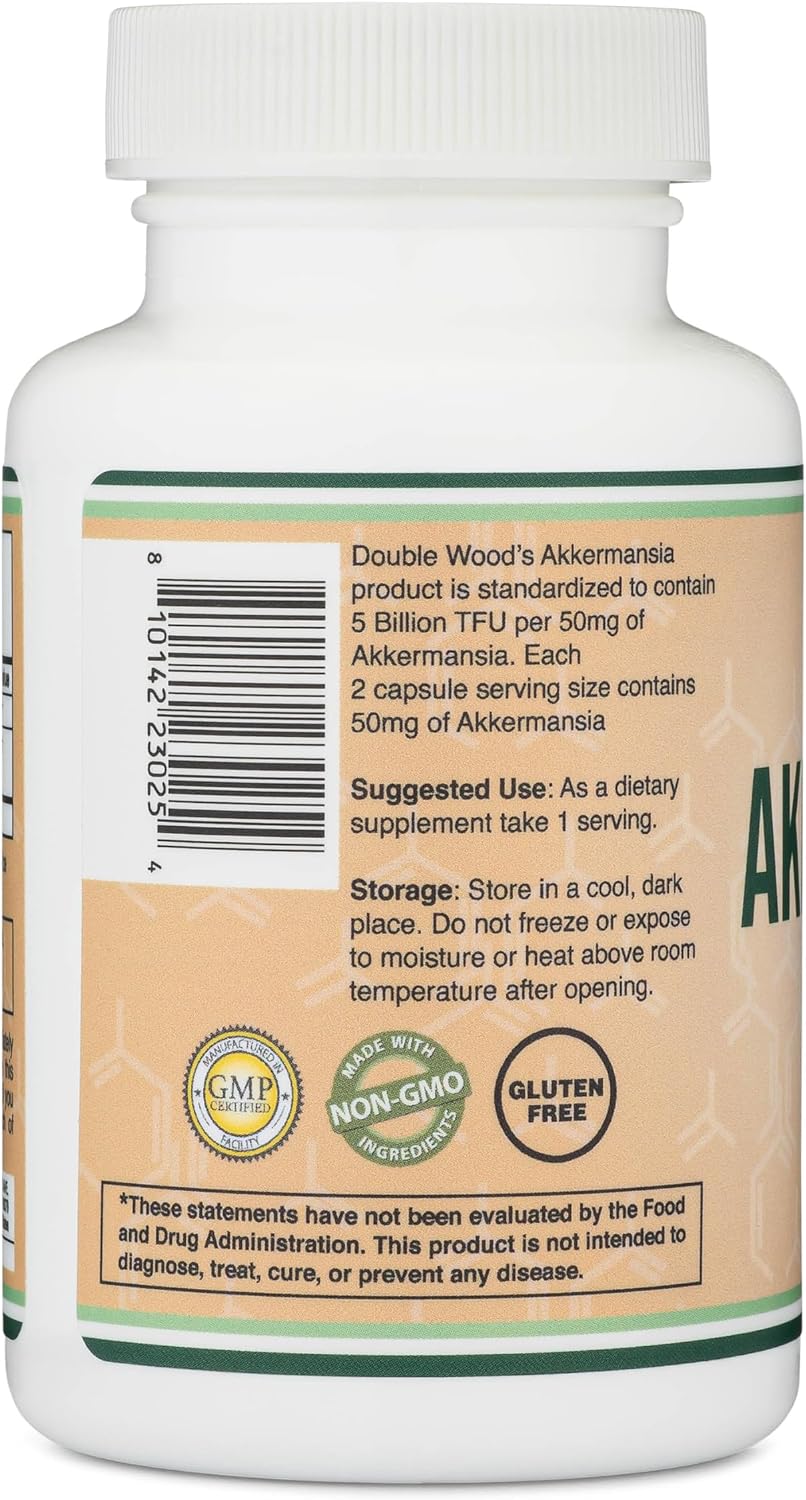 Thumbnail 3 de Double Wood Akkermansia Postbiotic Supplement, 120 Capsules