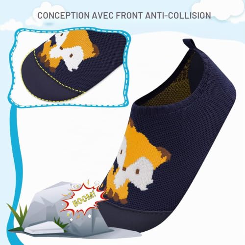 Thumbnail 1 de Kyopp Chaussons Enfant Garçon Fille Respirant Antidérapants en Tissu Doux