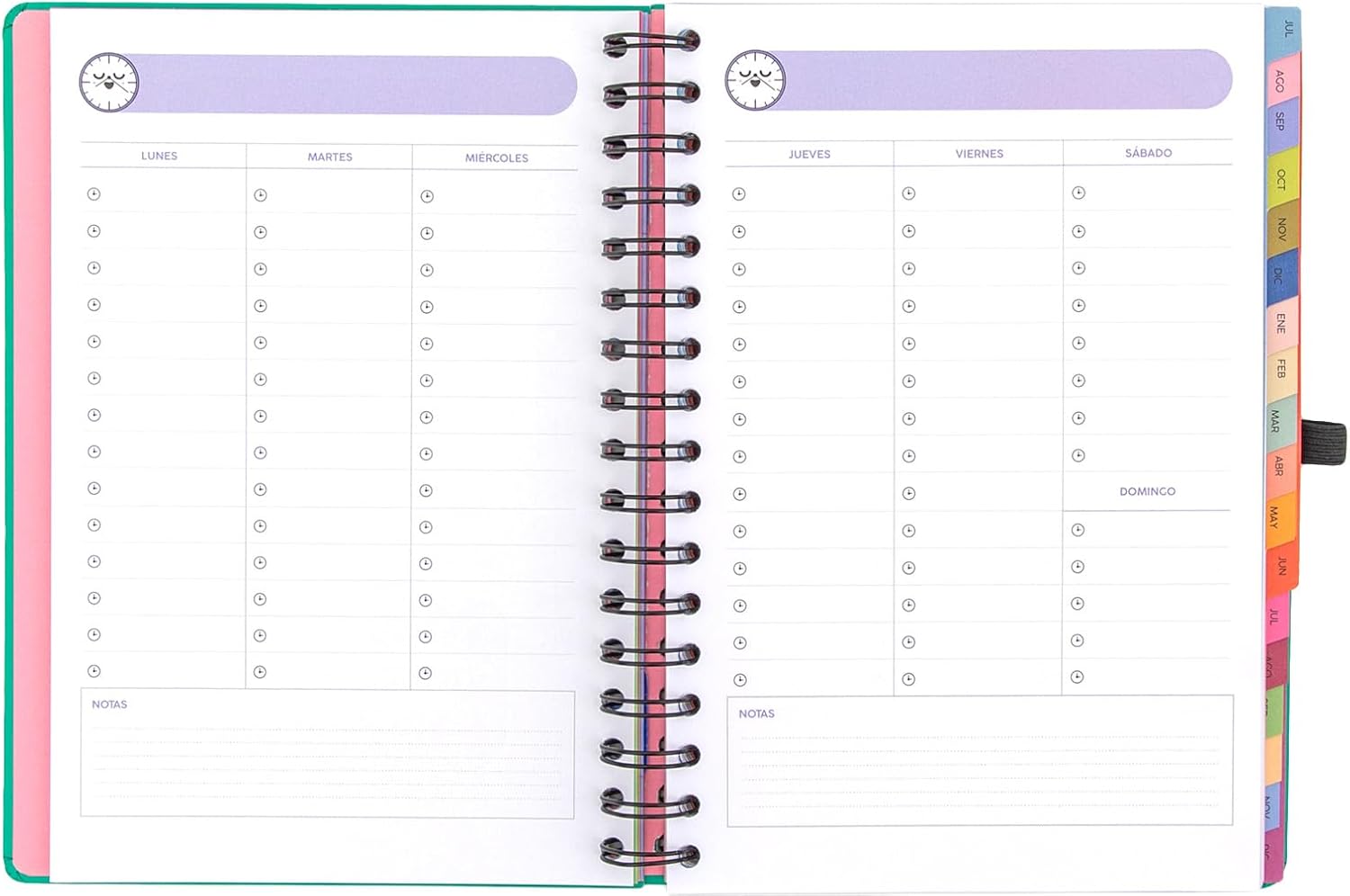 Detalle 2 de Mr. Wonderful – Agenda escolar 2026-2027 (18 meses) con pegatinas y extras