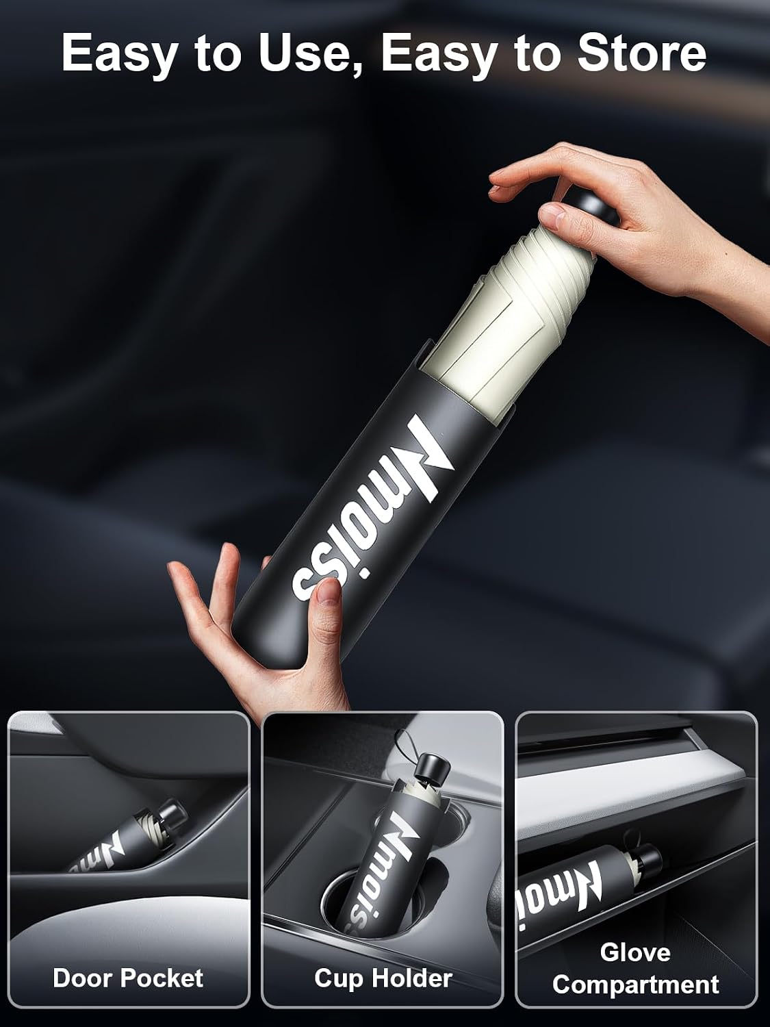 Thumbnail 6 de Upgraded Nmoiss Windshield Sun Shade Umbrella (Ice Rib) — Large 61" x 35