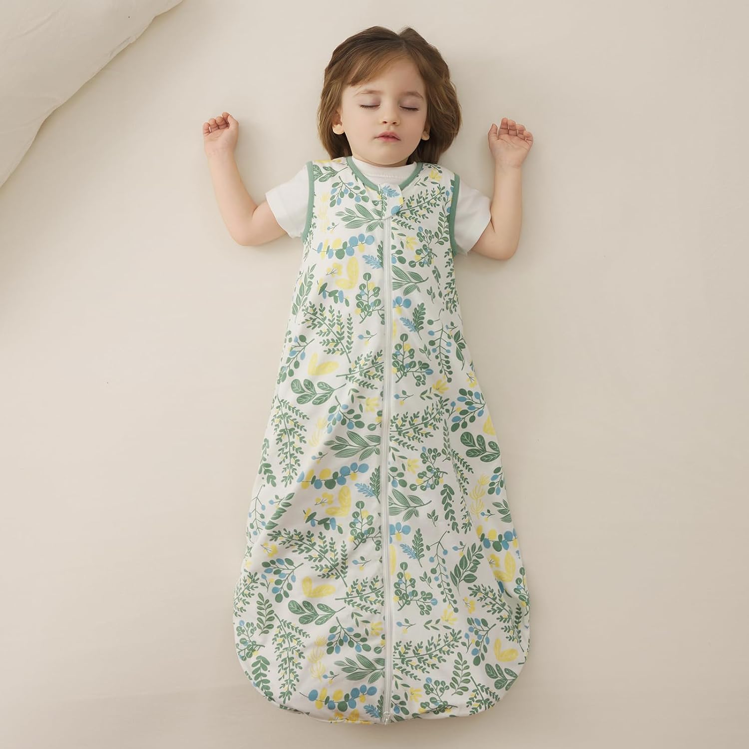 Thumbnail 6 de LULUMONKEY Baby Sleeping Bag 1.0 Tog 18-36 Months — 100% Cotton Jungle Sleep Sack