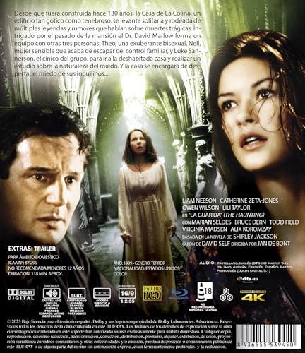 Thumbnail 1 de La Guarida BD 1999 The Haunting [Blu-ray] – investigación y compra en Blu-ray para cine de terror clásico