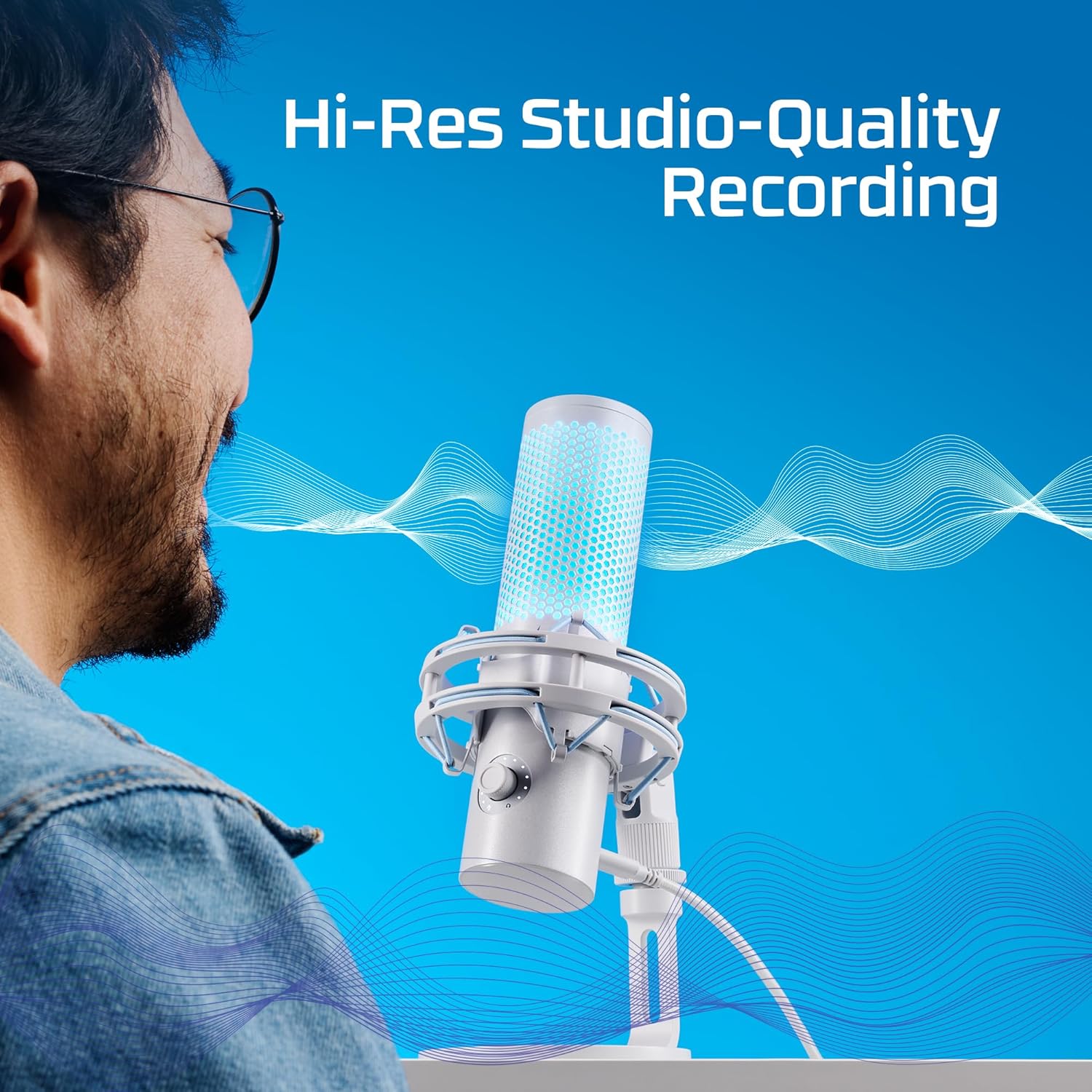 Detalle 2 de HyperX Quadcast 2 USB microphone