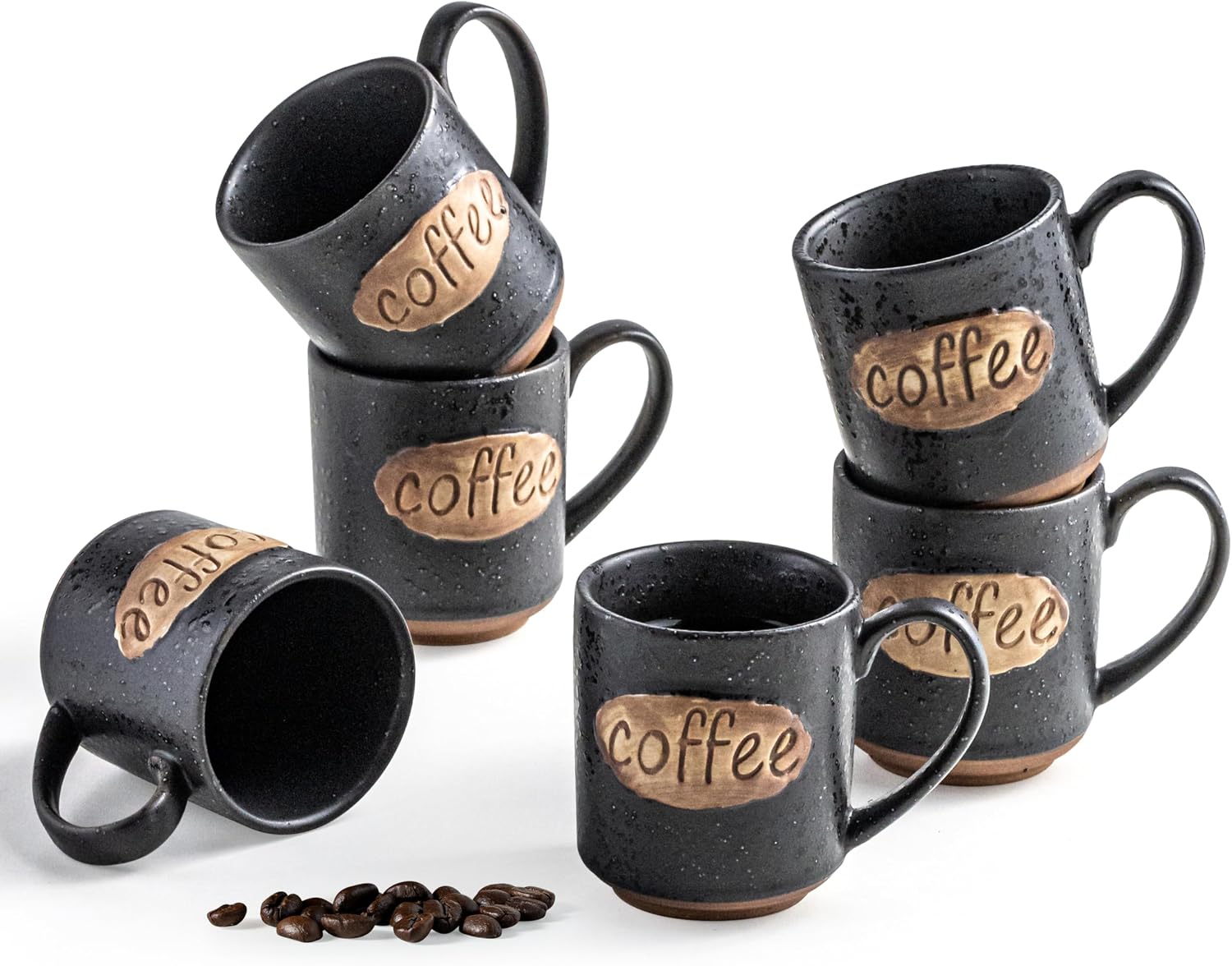 Detalle de LYEOBOH Espresso Cups 3 oz set of 6